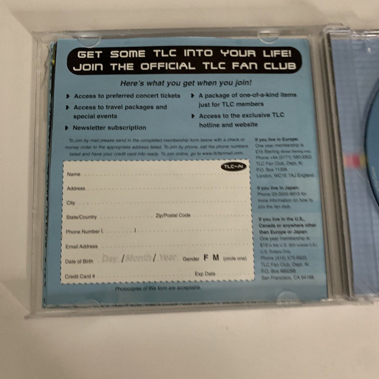 Fanmail by TLC (CD, 1999) Album LaFace Records