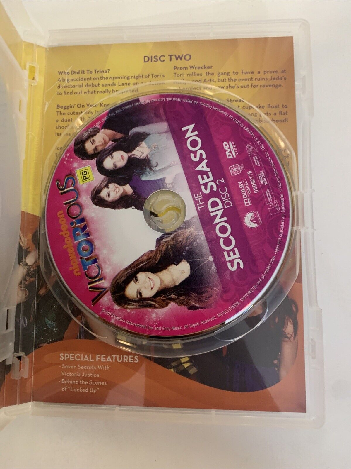 Victorious : The Complete Season 2 (DVD, 2011) Ariana Grande Region 4