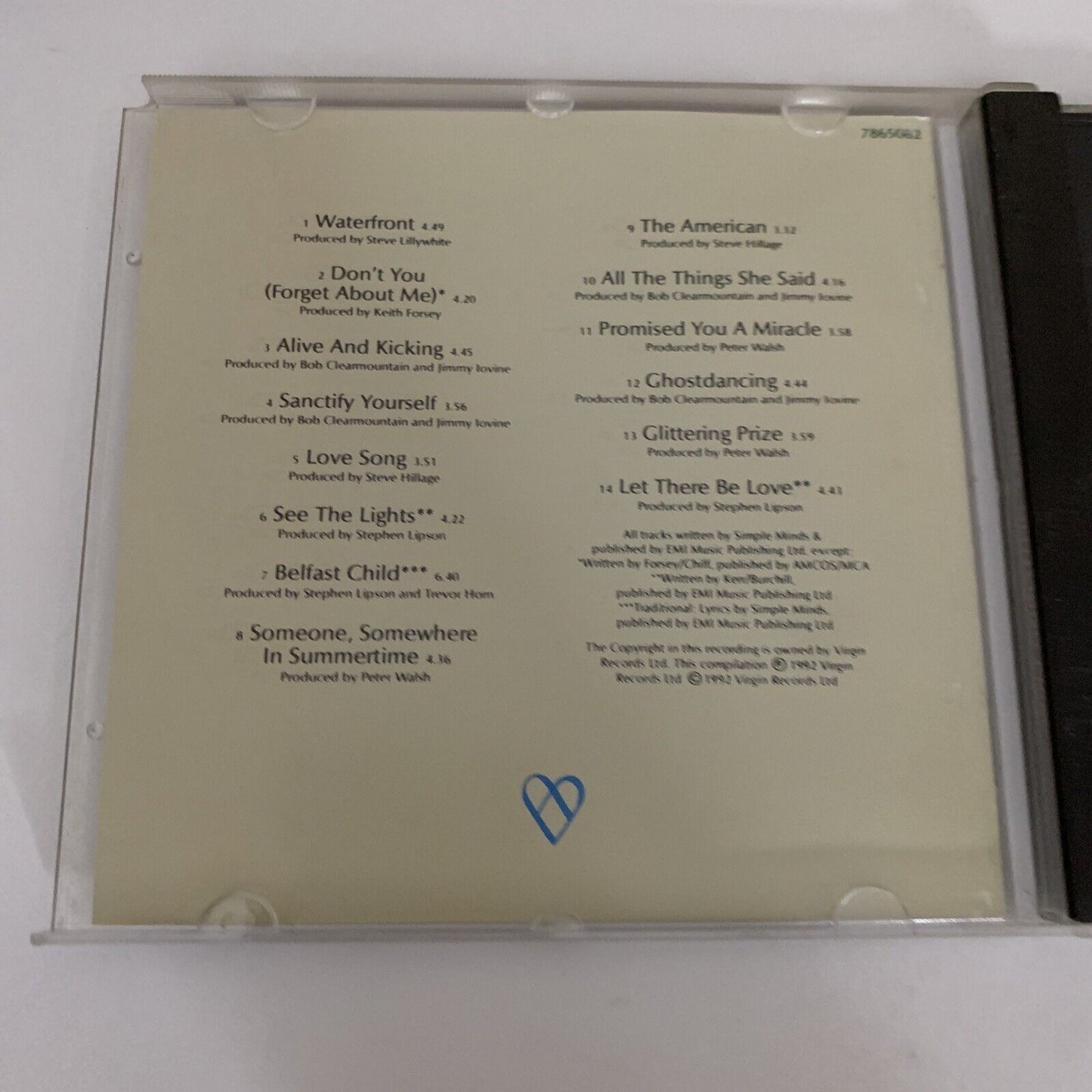 Glittering Prize 81/92 by Simple Minds (CD, 1992) Album