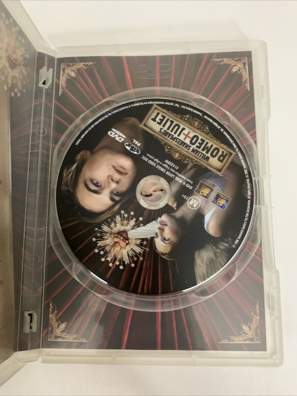 Romeo and Juliet (DVD, 1996) Leonardo DiCaprio, Claire Danes Region 4