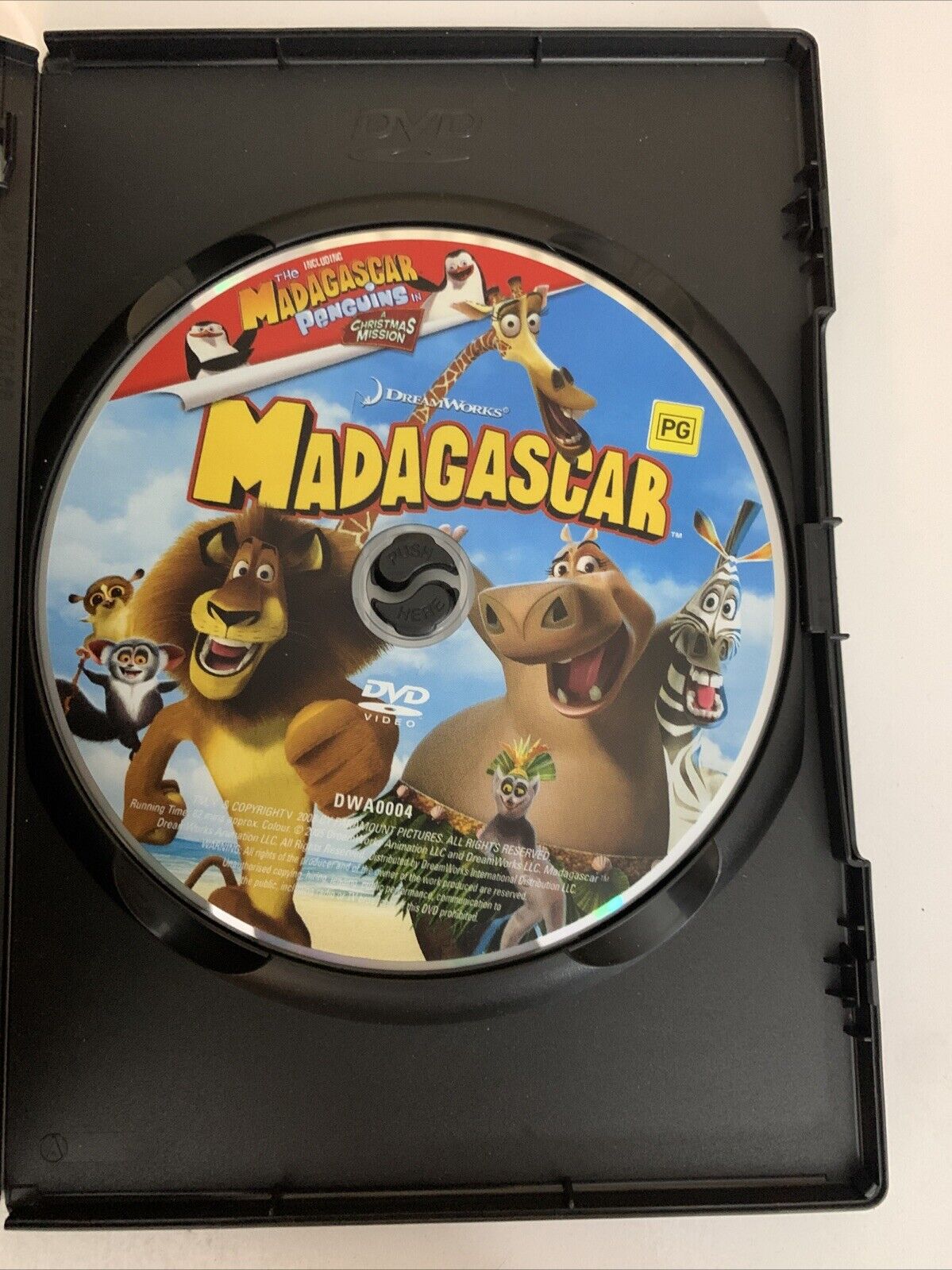 Madagascar (DVD, 2005) Animated Film Region 4