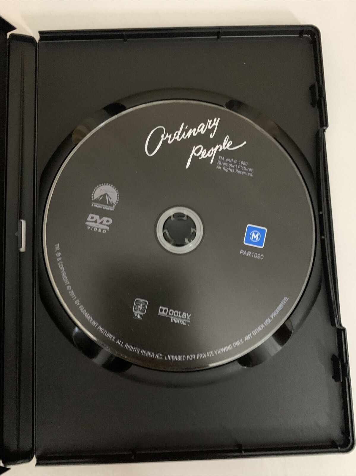 Ordinary People (DVD, 1980) Mary Tyler Moore, Donald Sutherland Region 4