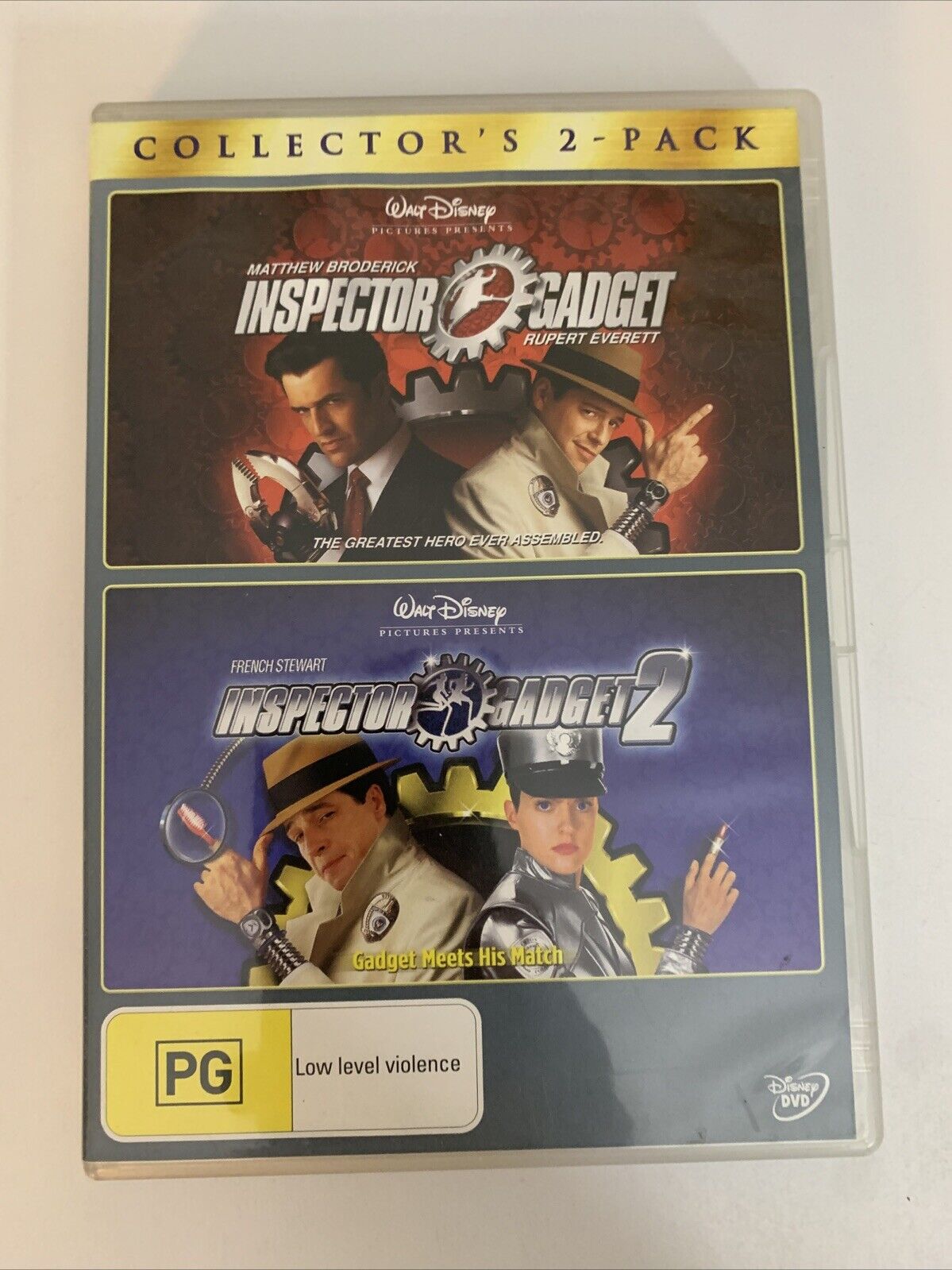 Inspector Gadget 1 & 2 (DVD, 1999) Disney Film Matthew Broderick Region 4
