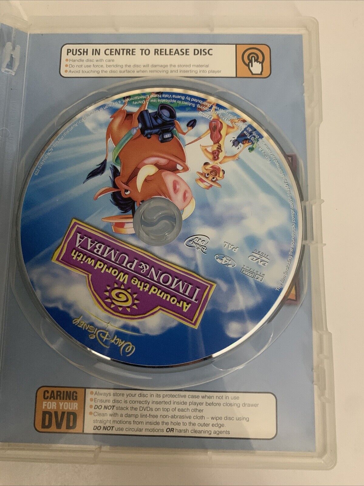 Around the World With Timon And Pumbaa (DVD, 2004) Disney Animation Region 4