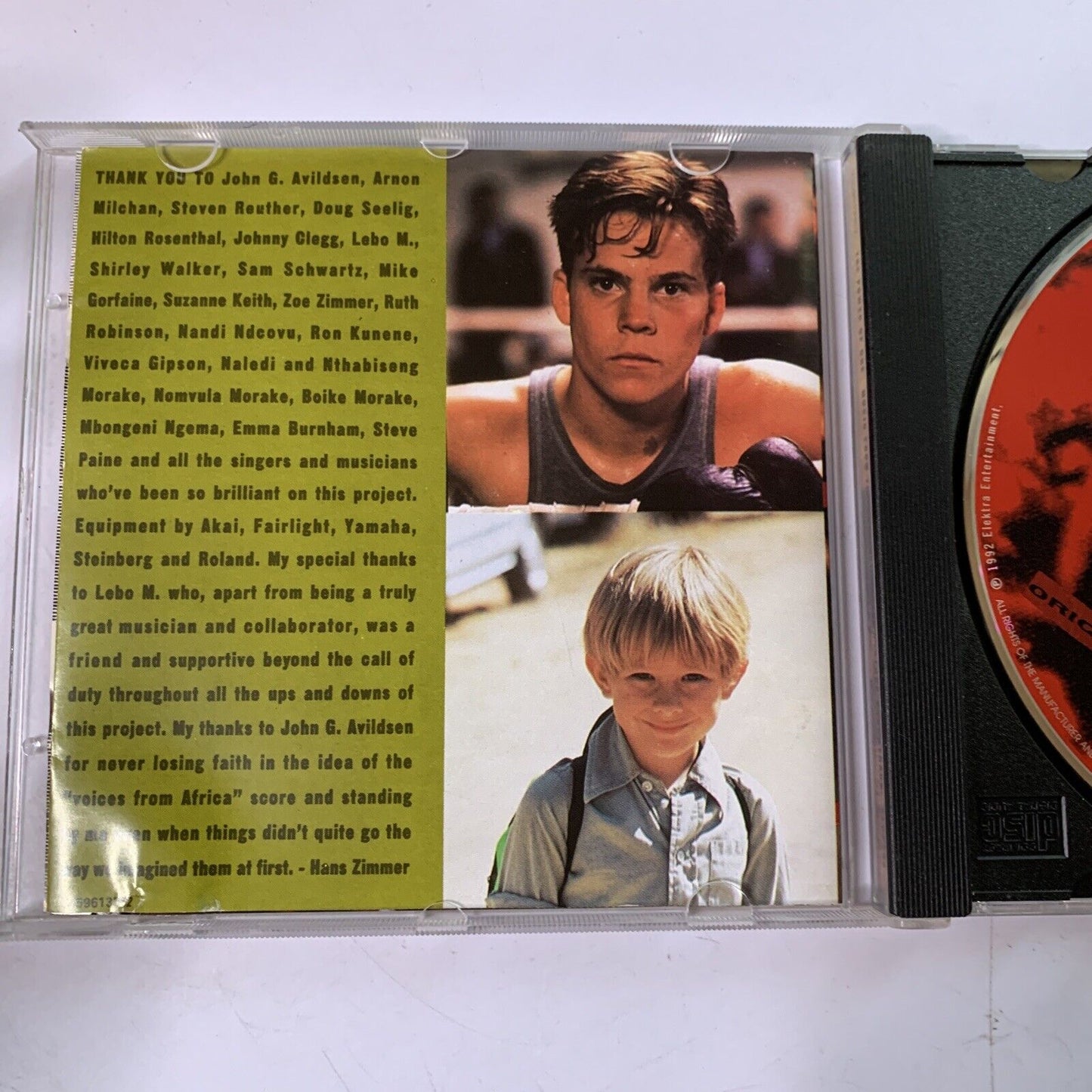 Power Of One Film Soundtrack by Hans Zimmer (CD, 1992) Album