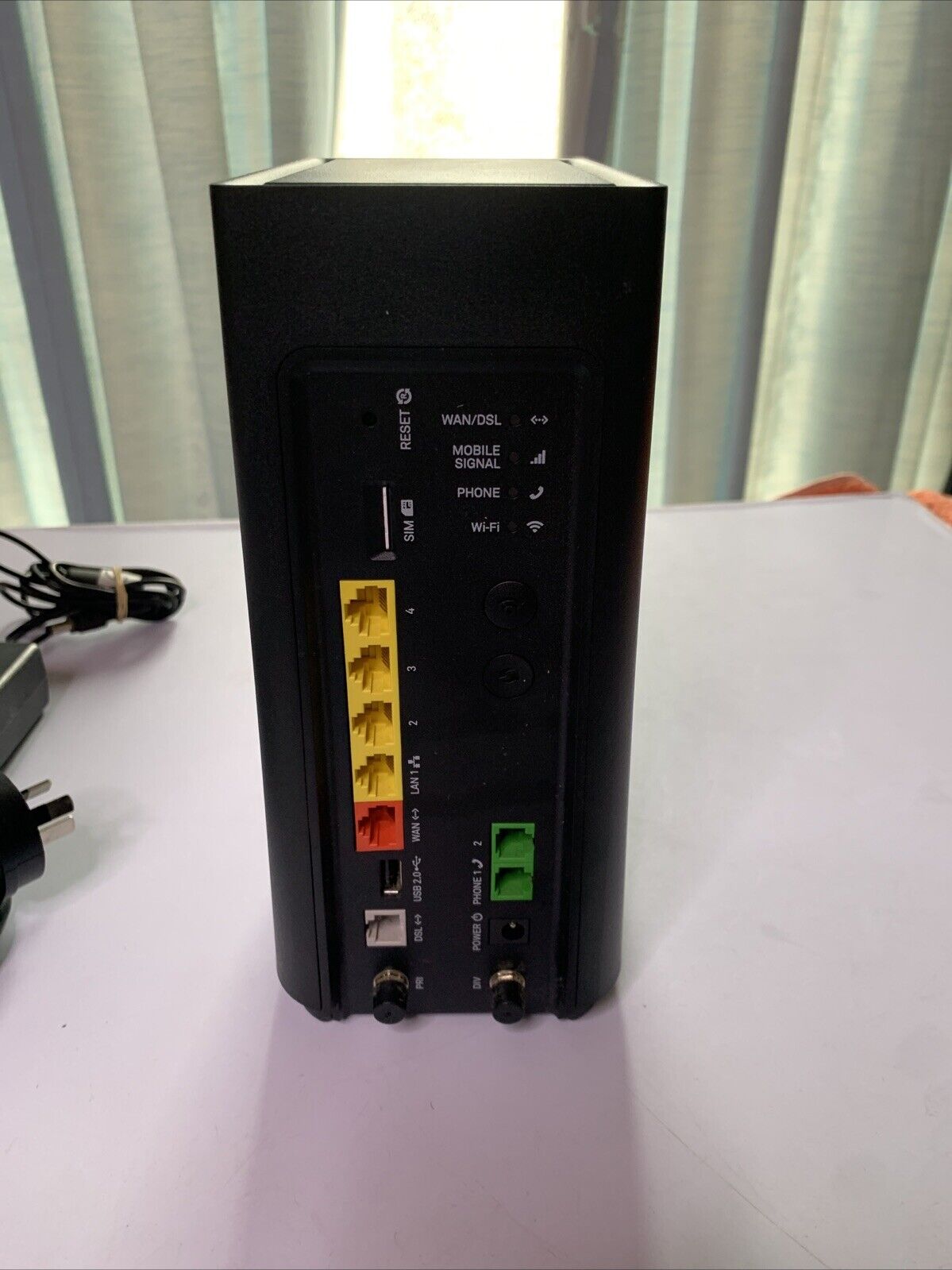 Telstra Smart Modem Gen 3 with Power Supply WiFi 6 Cobra XH Black
