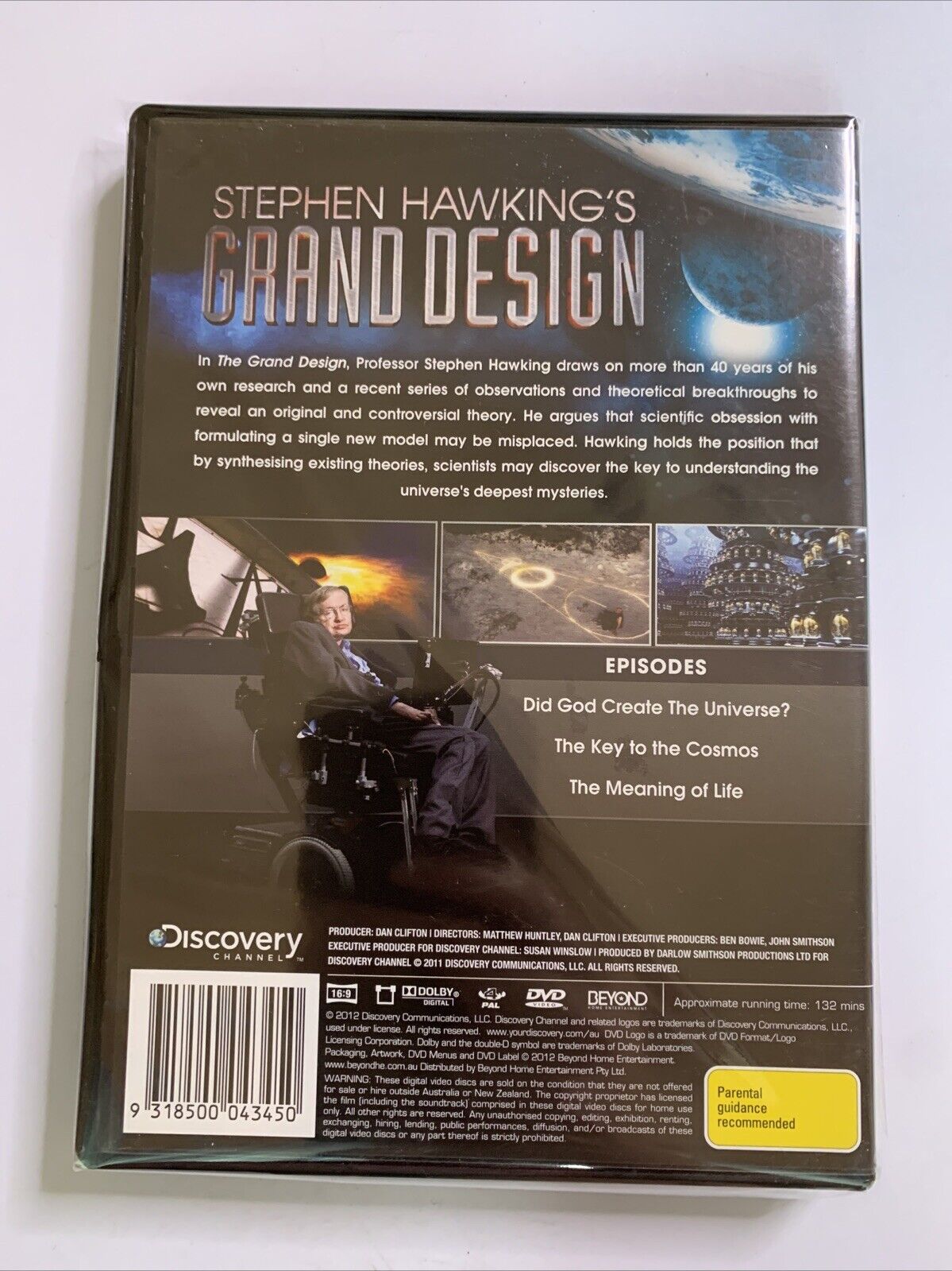 Stephen Hawking's Grand Design (DVD, 2012) Documentary Region 4 NEW