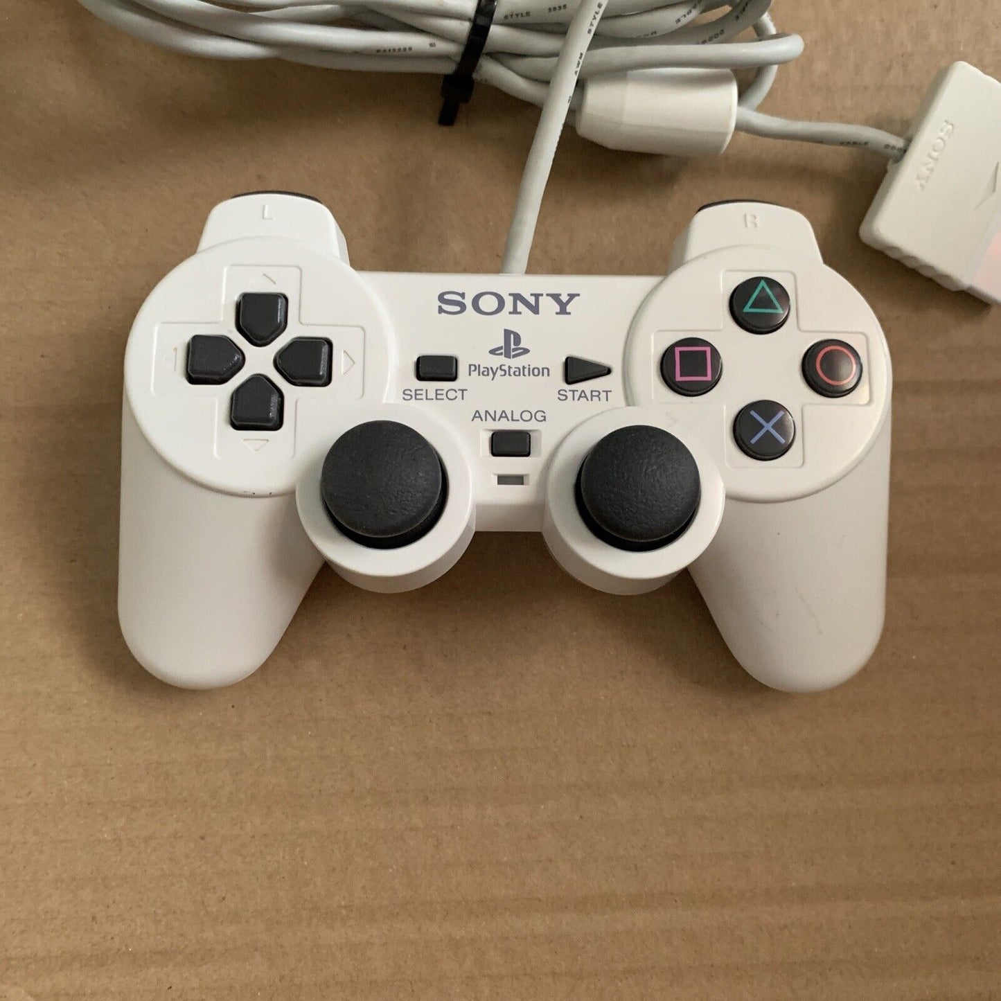 Genuine Official Sony PlayStation PS2 Dual Shock 2 Controller Ceramic White