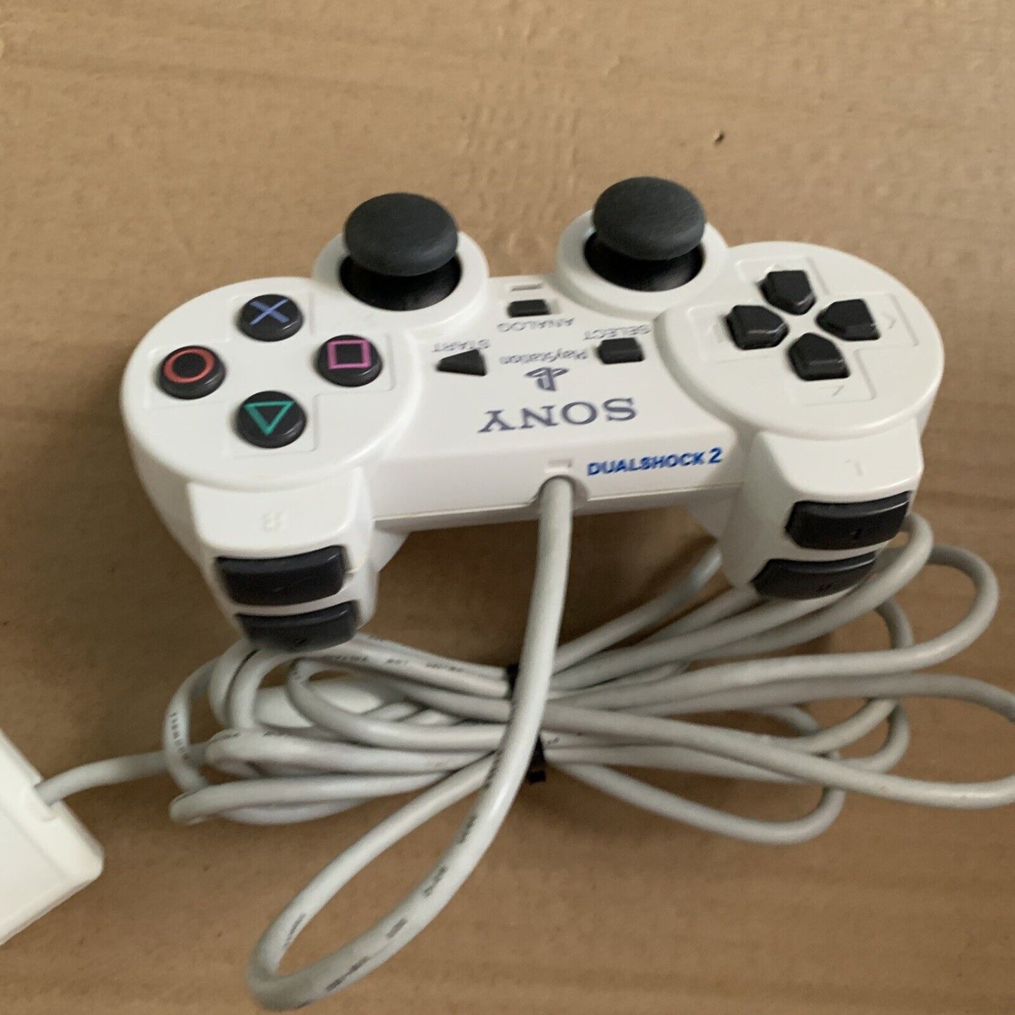 Genuine Official Sony PlayStation PS2 Dual Shock 2 Controller Ceramic White