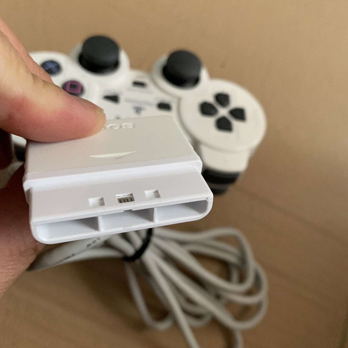 Genuine Official Sony PlayStation PS2 Dual Shock 2 Controller Ceramic White