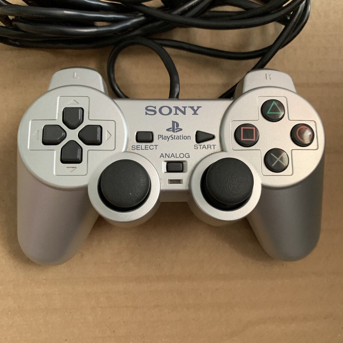 Official Sony PS2 PlayStation 2 Silver DualShock 2 Controller SCPH-10010 Genuine