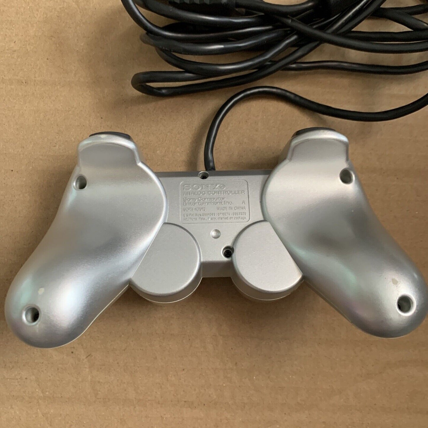 Official Sony PS2 PlayStation 2 Silver DualShock 2 Controller SCPH-10010 Genuine