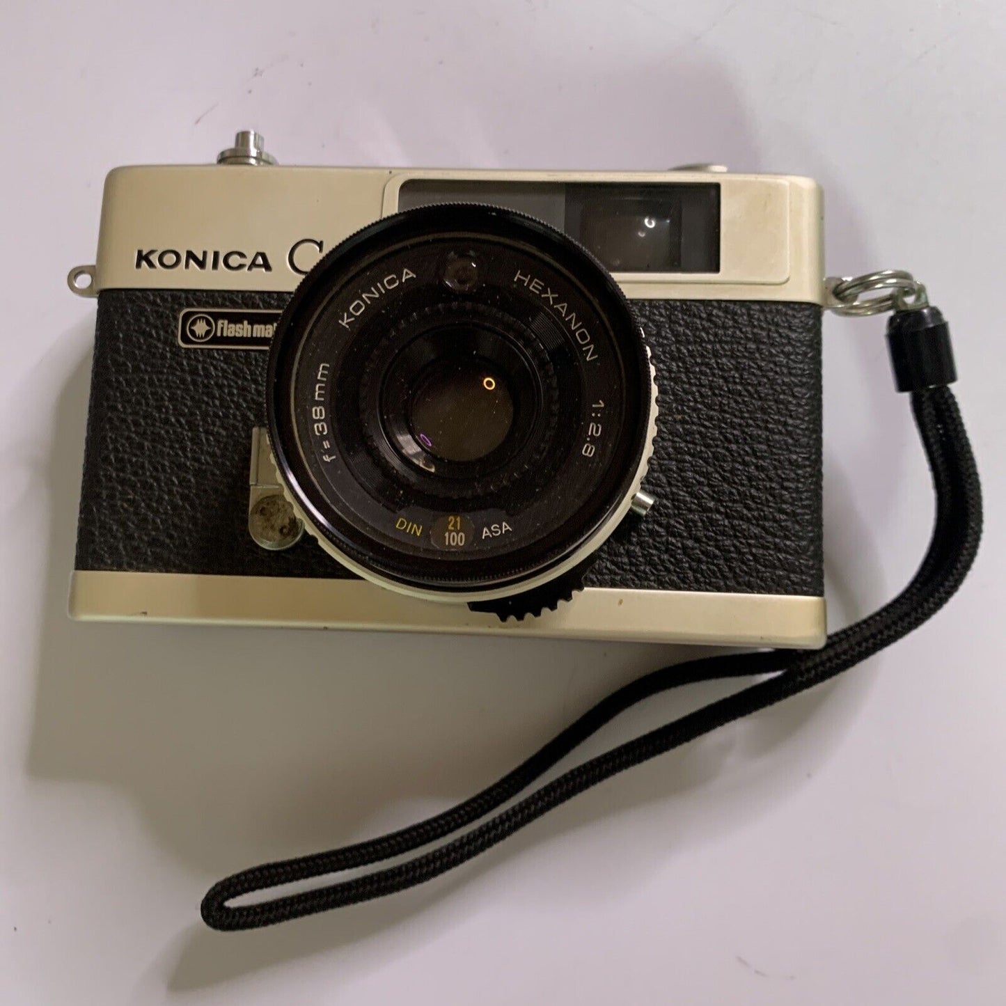 Konica C35 Film Camera 35mm Range Finder Point And Shoot 38mm Lens f2.8 Japan