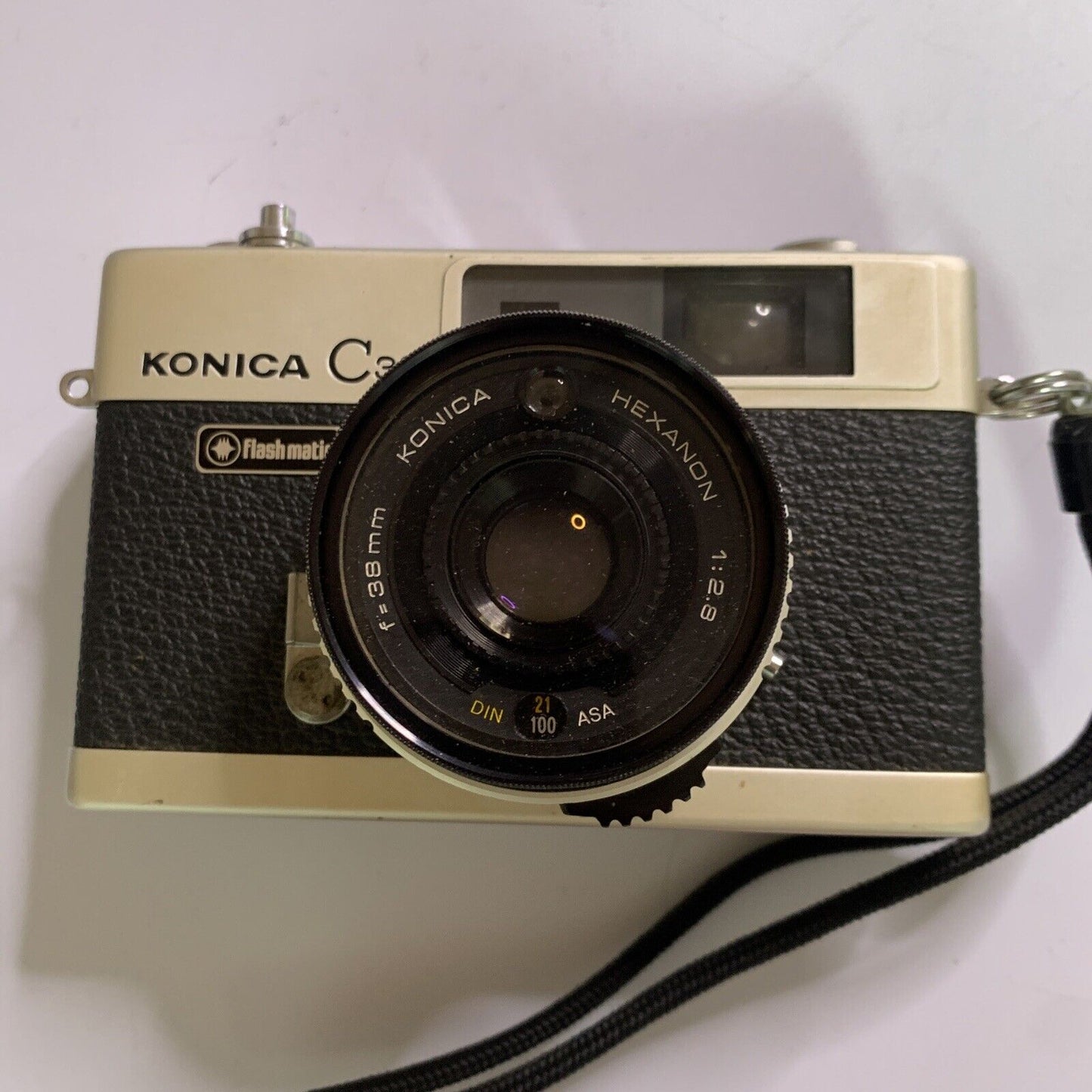 Konica C35 Film Camera 35mm Range Finder Point And Shoot 38mm Lens f2.8 Japan