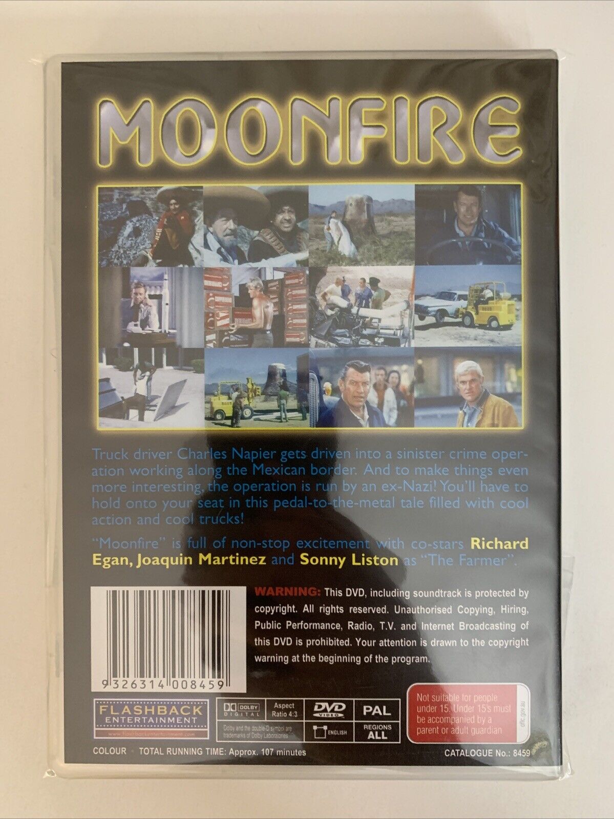Moonfire (DVD, 1970) Richard Egan, Charles Napier, Sonny Liston All Regions NEW