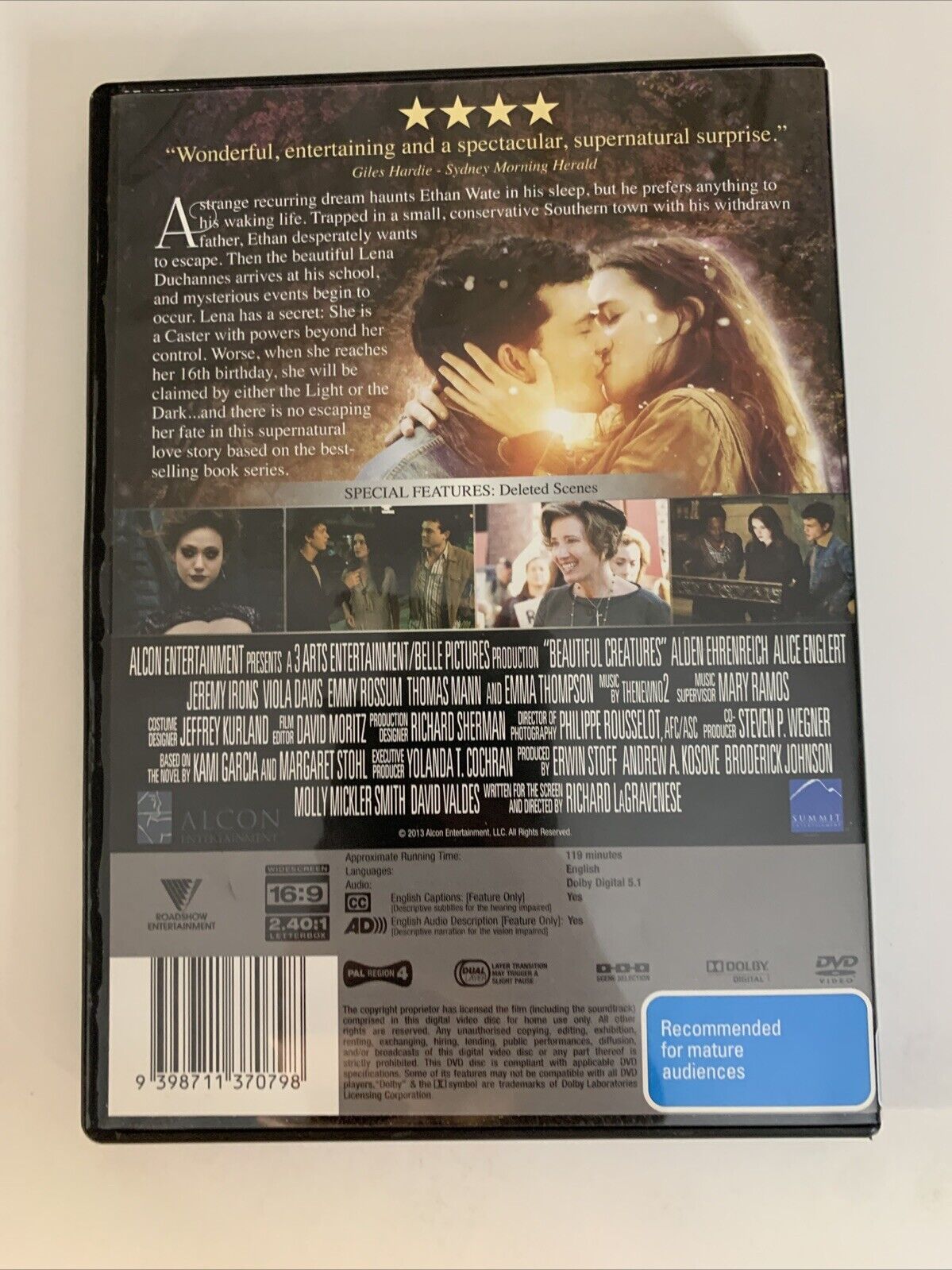 Beautiful Creatures (DVD, 2013) Jeremy Irons, Viola Davis, Alice Englert Region4