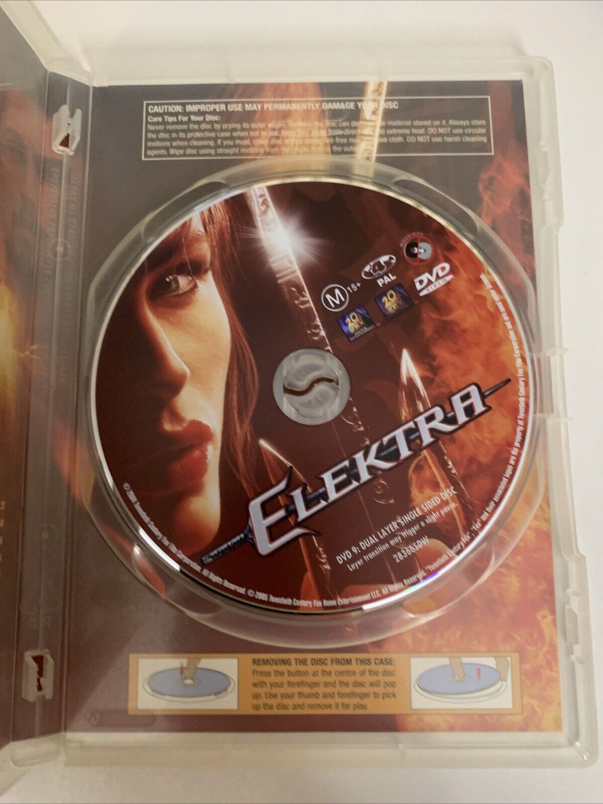 Elektra (DVD, 2005) Jennifer Garner, Terence Stamp, Kirsten Prout Region 4