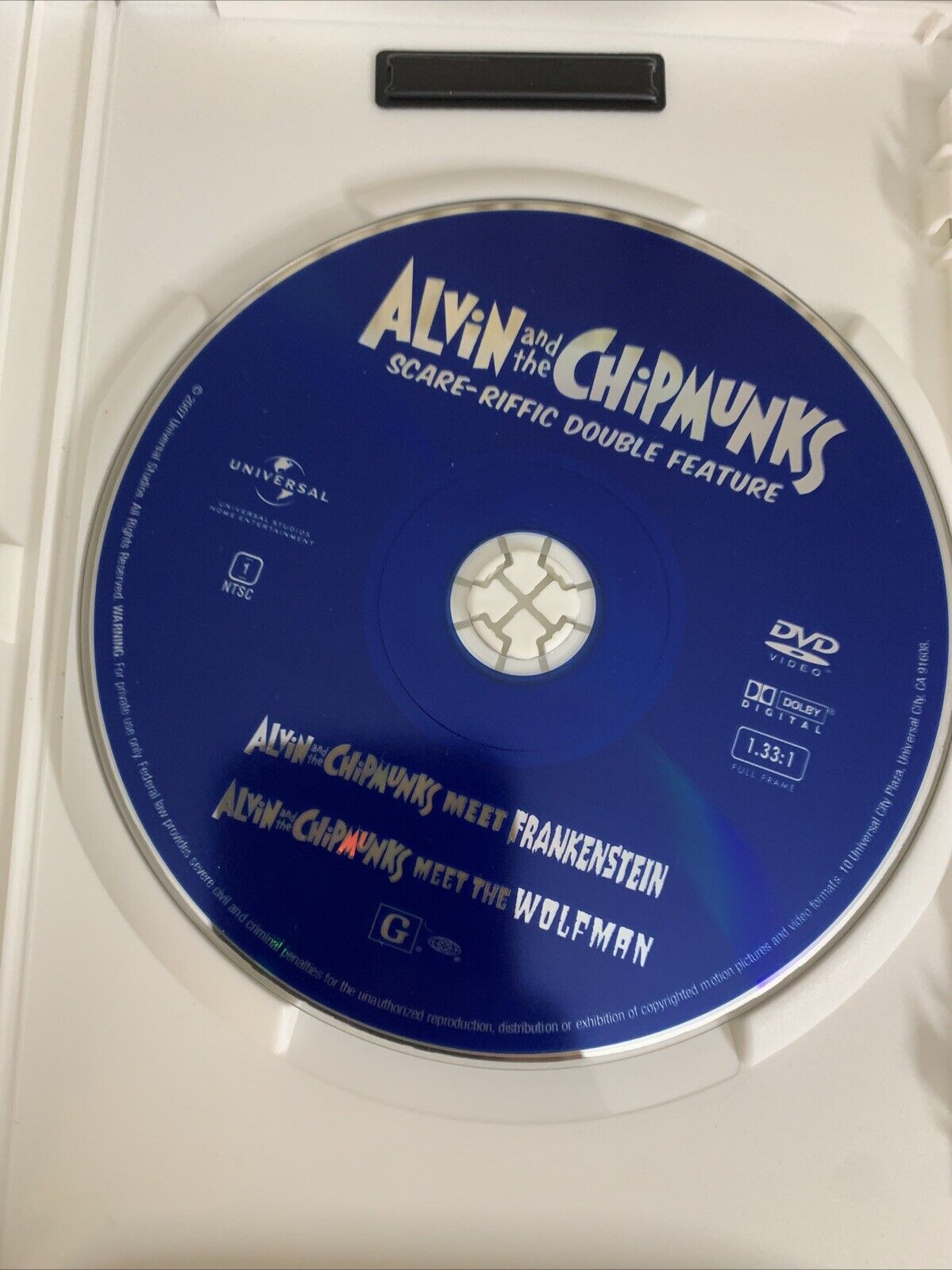 Alvin and the Chipmunks Meet Frankenstein / Meet Wolfman (DVD, 2001) Region 1