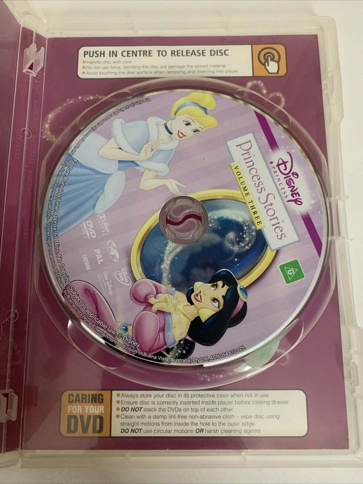 Disney Princess Stories : Beauty Shines From Within Volume 3 (DVD, 2006) Region4