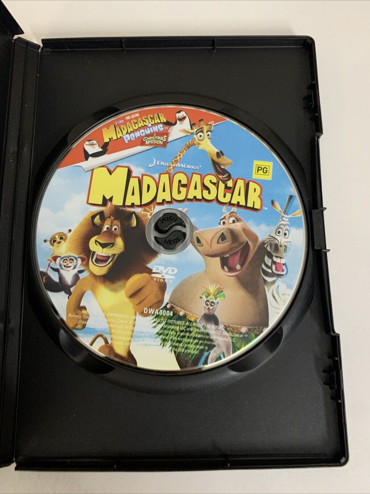 Madagascar (DVD, 2005) DreamWorks Animation Region 4