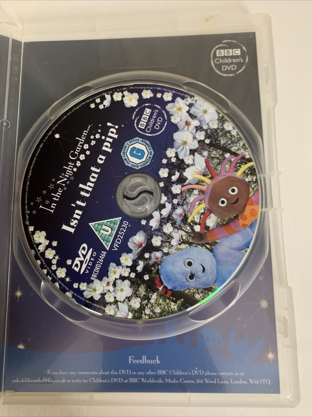 In The Night Garden : Isn't That A Pip! (DVD, 2008) Region 4