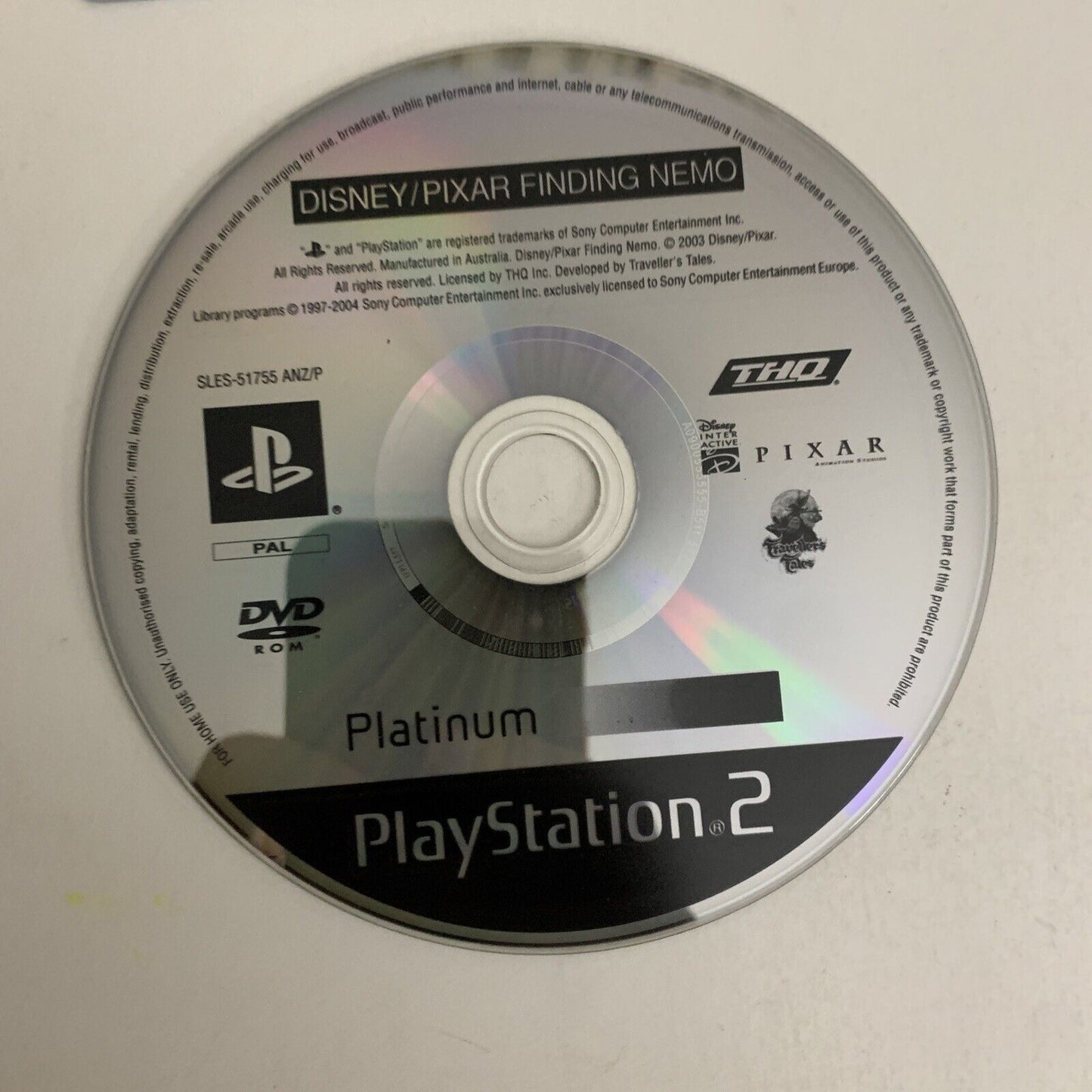 Disney Pixar Finding Nemo  PS2 Sony PlayStation 2 PAL Game Complete