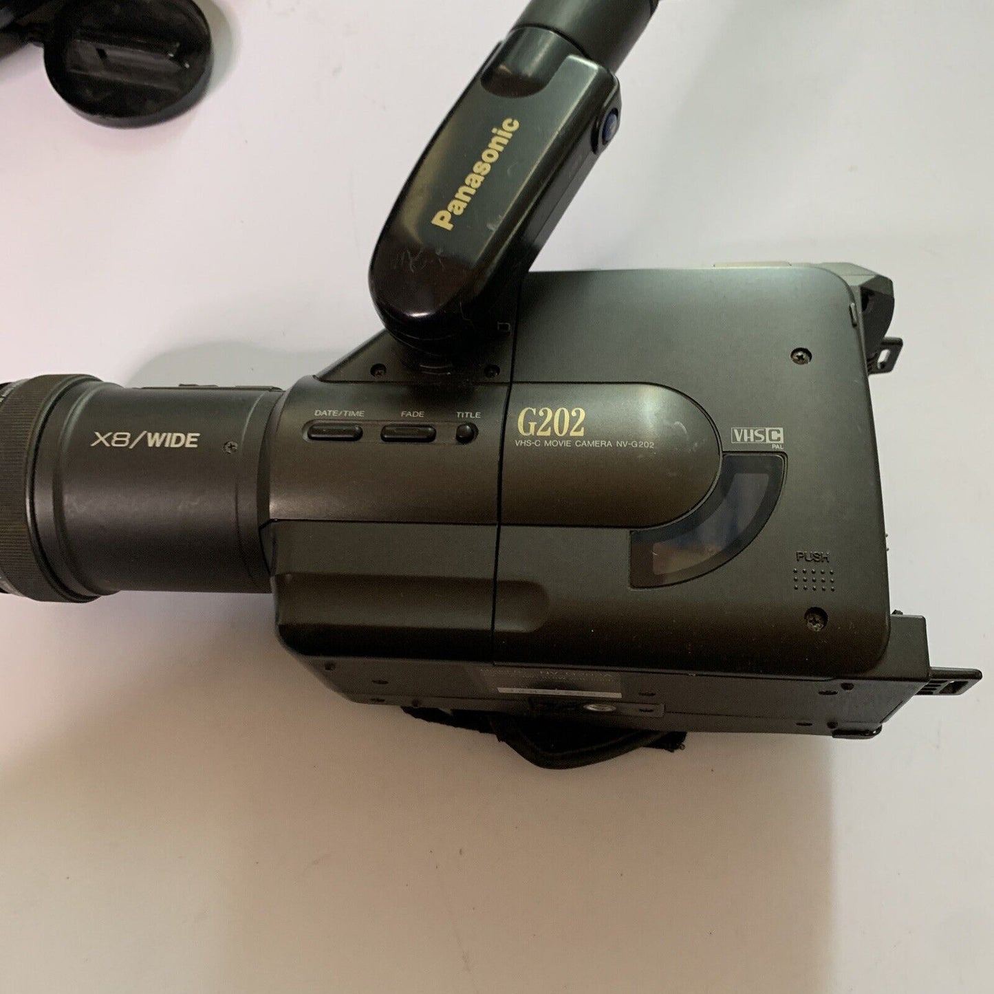 Panasonic NV-MC20A + NV-G202A VHS-C Camcorder *For Parts Or Repair