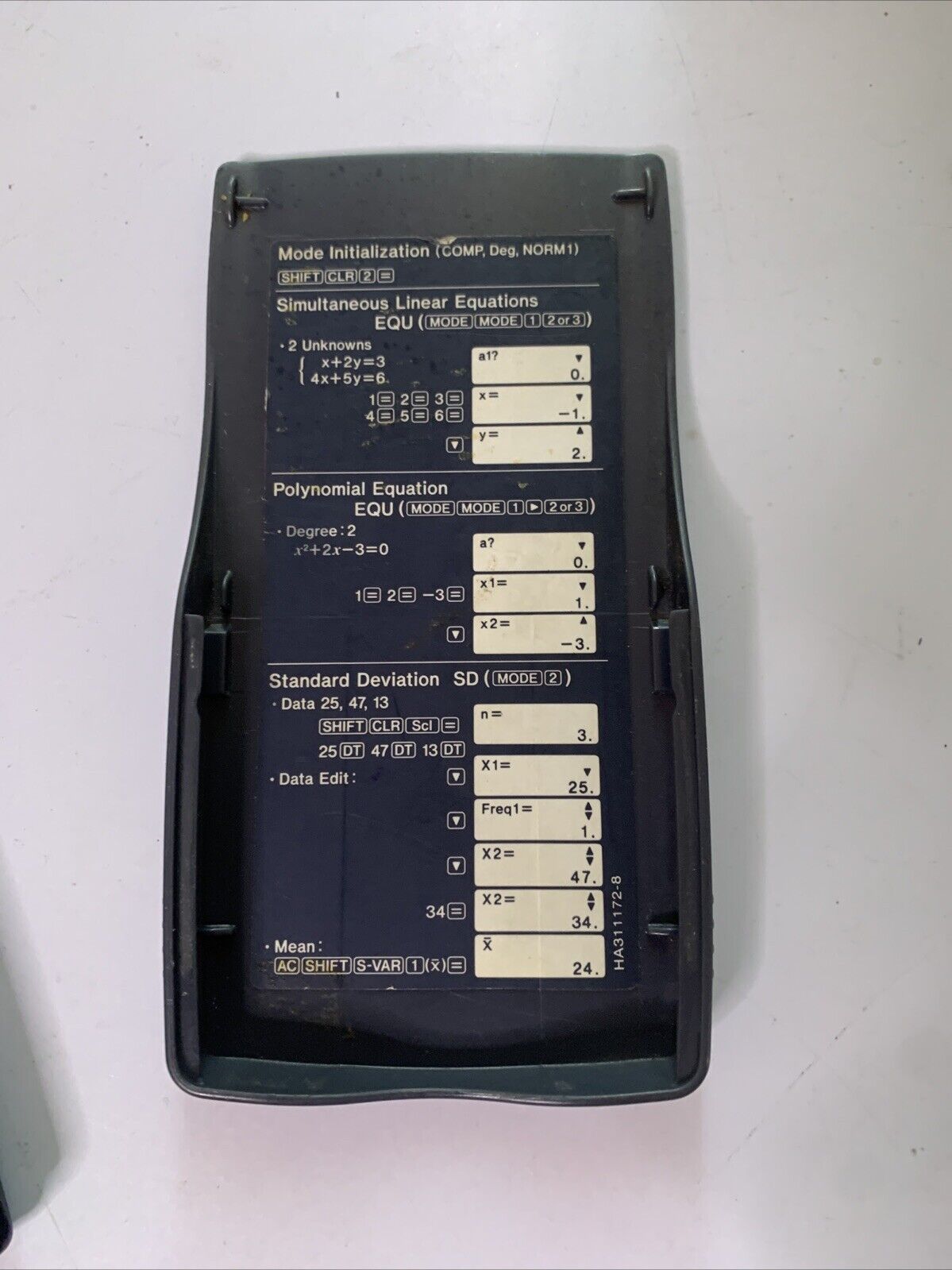 Casio fx-500MS Scientific Calculator with Cover