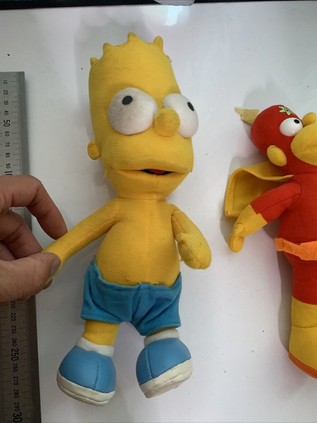5x The Simpsons Figurines Homer Bart Itchy Radioactive Action Figure Plush Toy