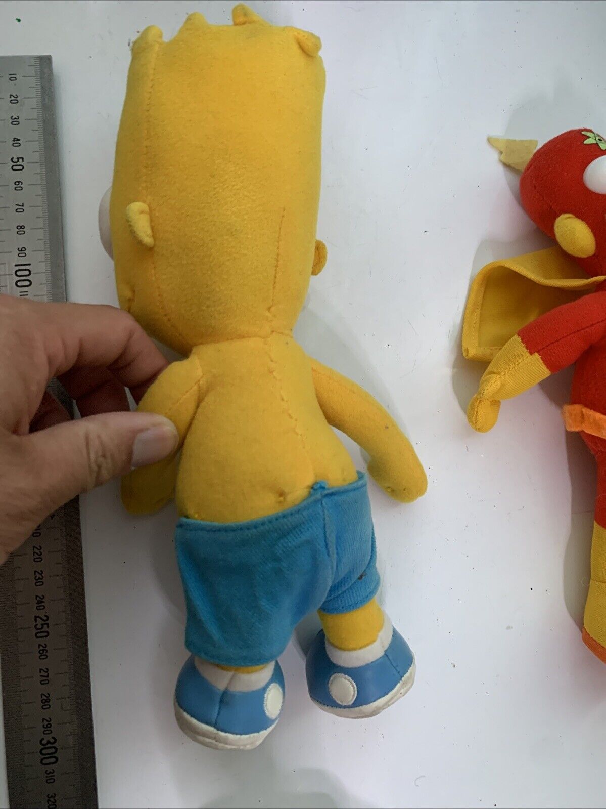 5x The Simpsons Figurines Homer Bart Itchy Radioactive Action Figure Plush Toy