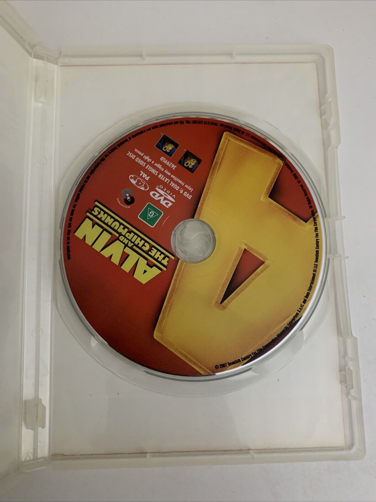 Alvin And The Chipmunks (DVD, 2007) Animated Film Region 4