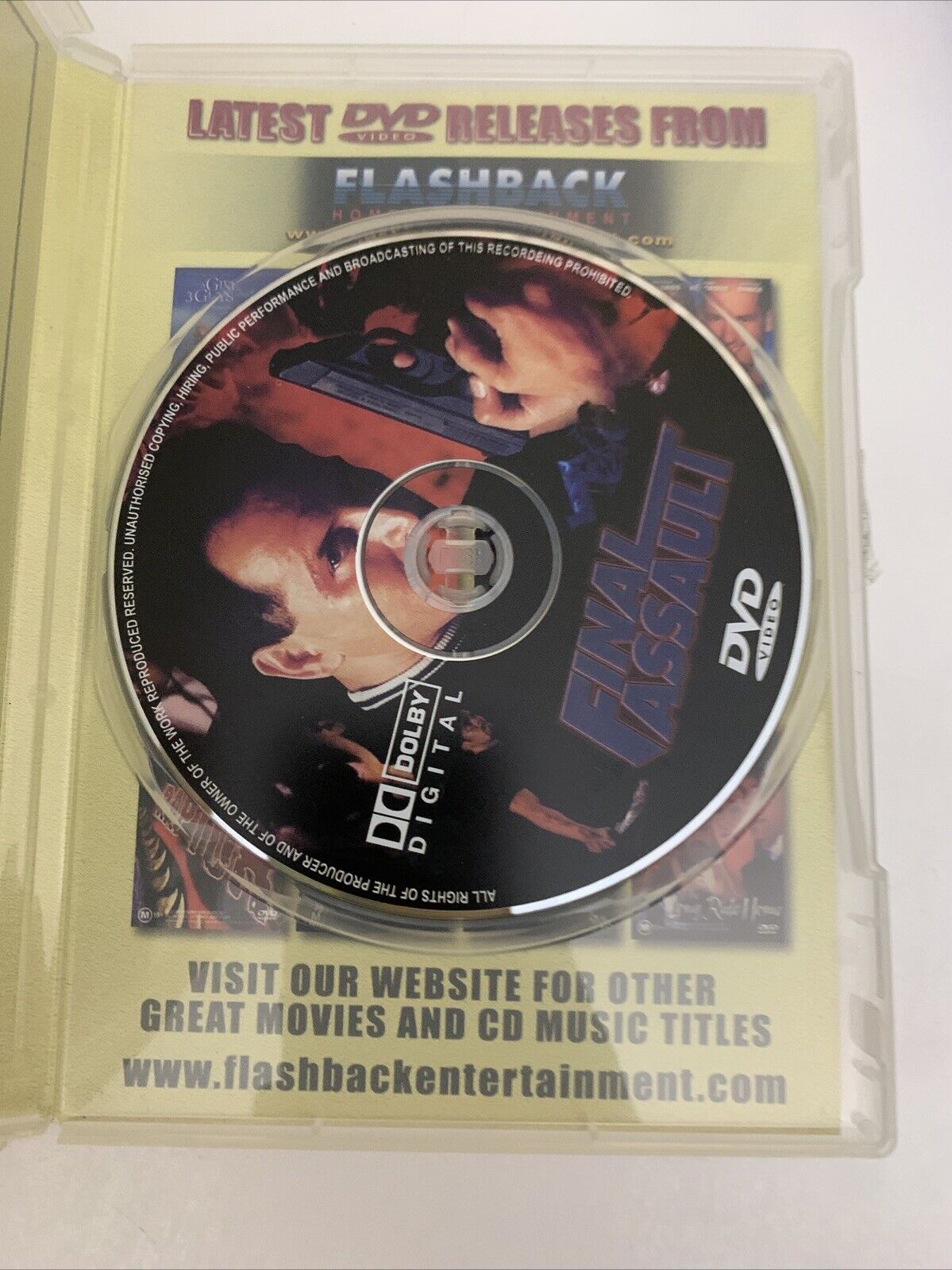 Final Assault (DVD, 2000) Bill Wallace, Hector Echavarria, Michael Qissi