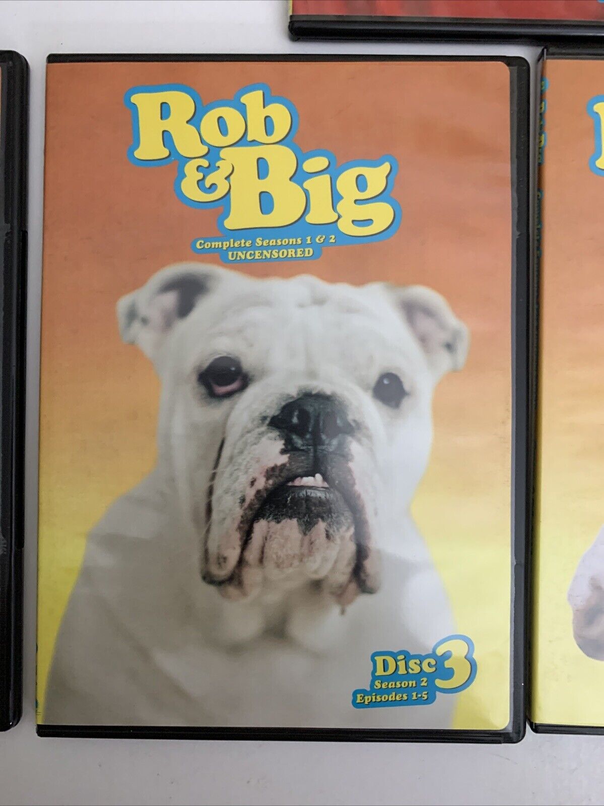 Rob & Big Complete Season 1 & 2 Uncensored (DVD, 2006) MTV Region 1