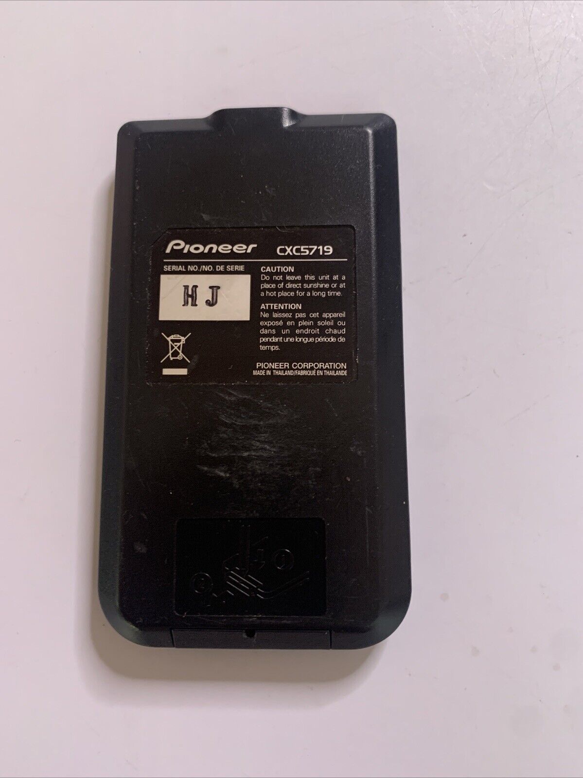 Genuine Pioneer CXC5719 Remote Control for Pioneer Car Audio Stereo