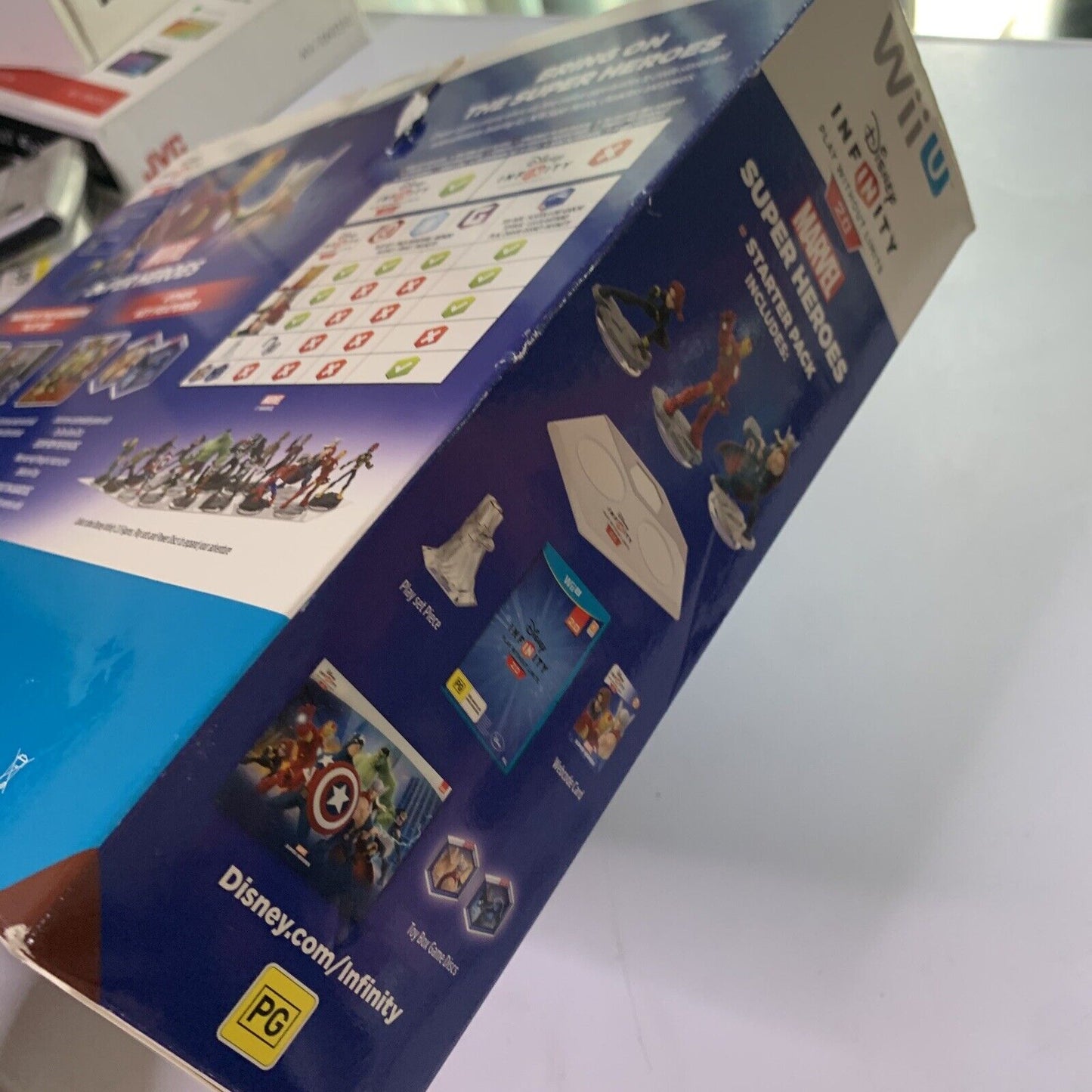 Disney Infinity Marvel Super Heroes Starter Pack Wii U Iron Man Thor Black Widow