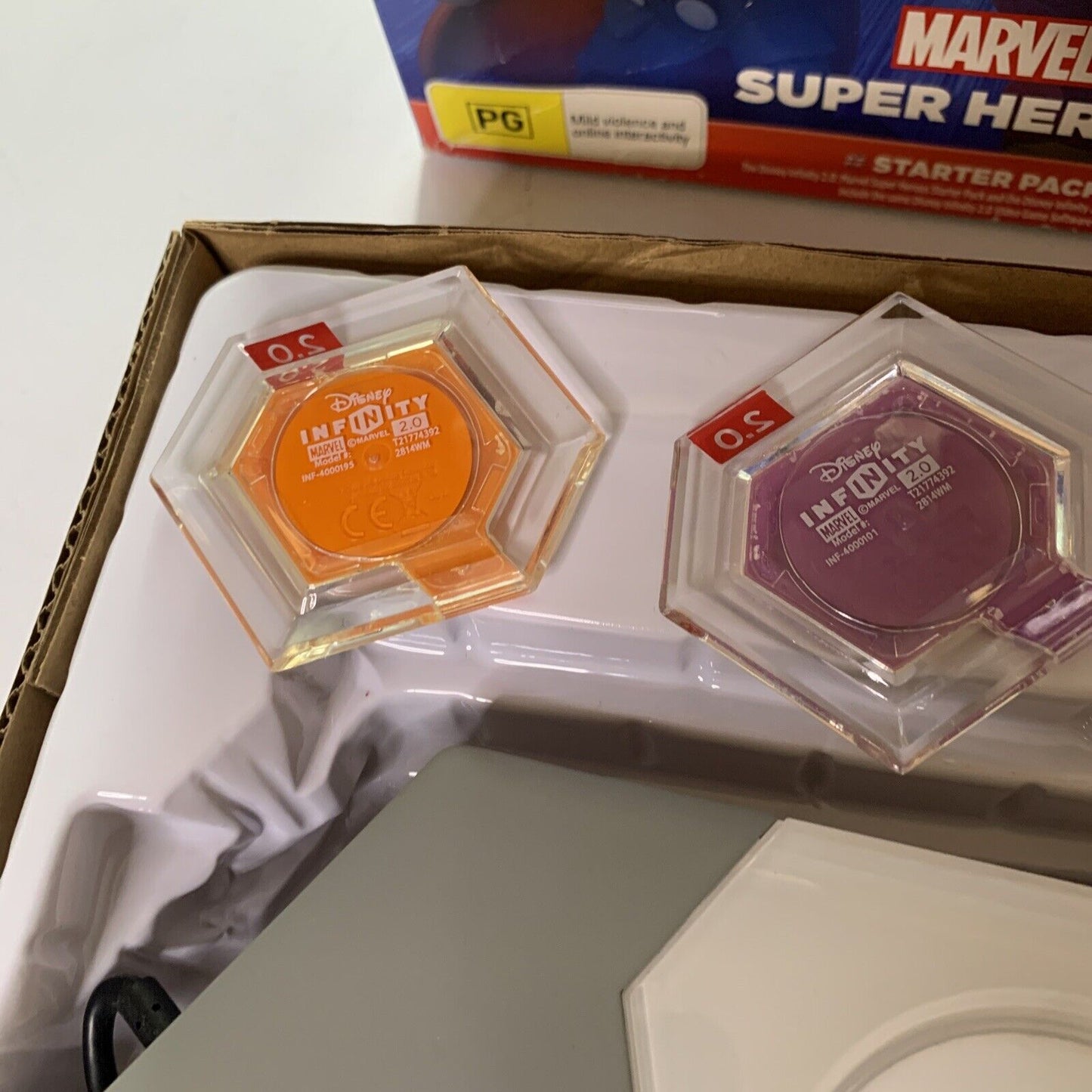 Disney Infinity Marvel Super Heroes Starter Pack Wii U Iron Man Thor Black Widow