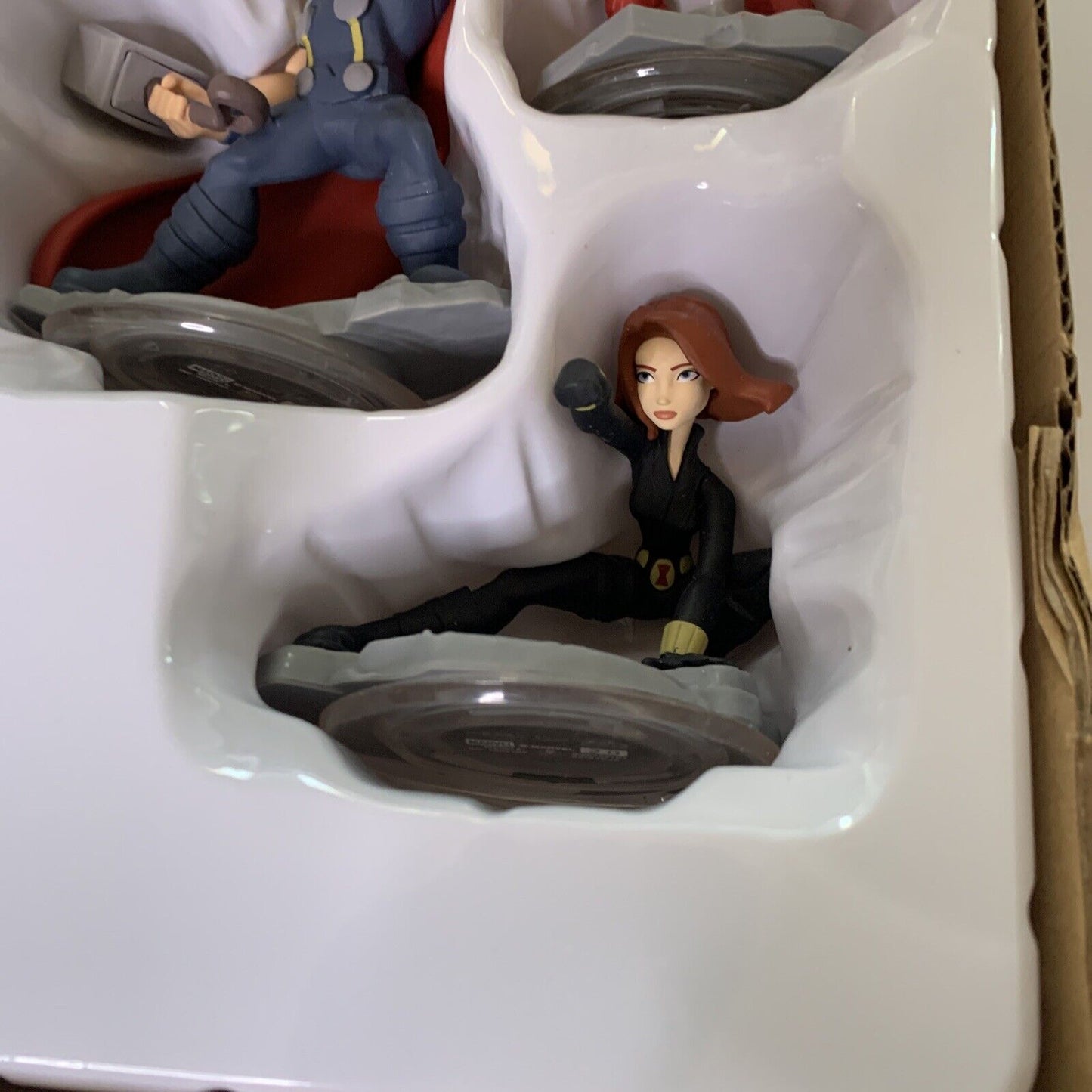 Disney Infinity Marvel Super Heroes Starter Pack Wii U Iron Man Thor Black Widow