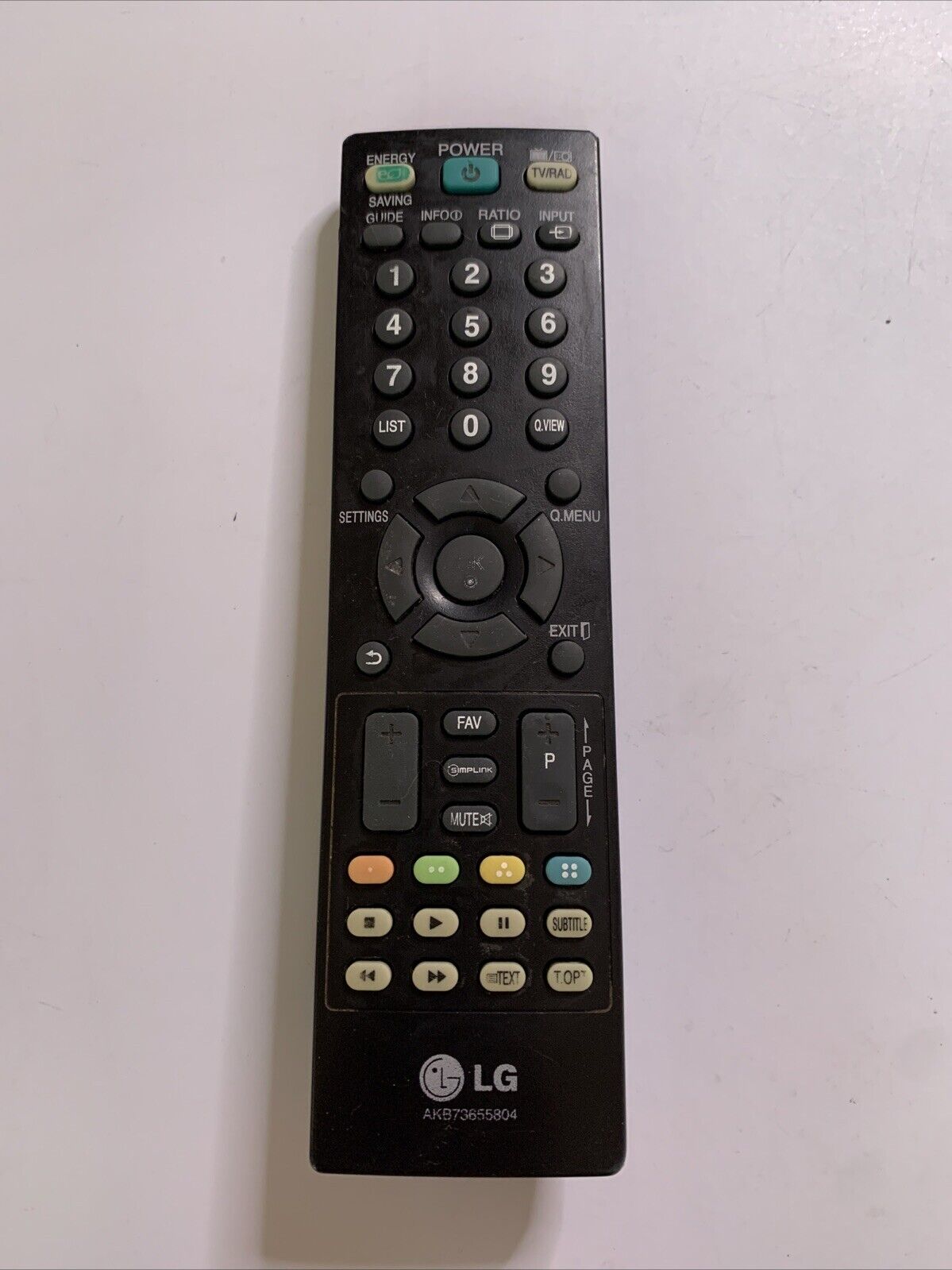 Genuine LG AKB73655804 Remote Control for LG TV