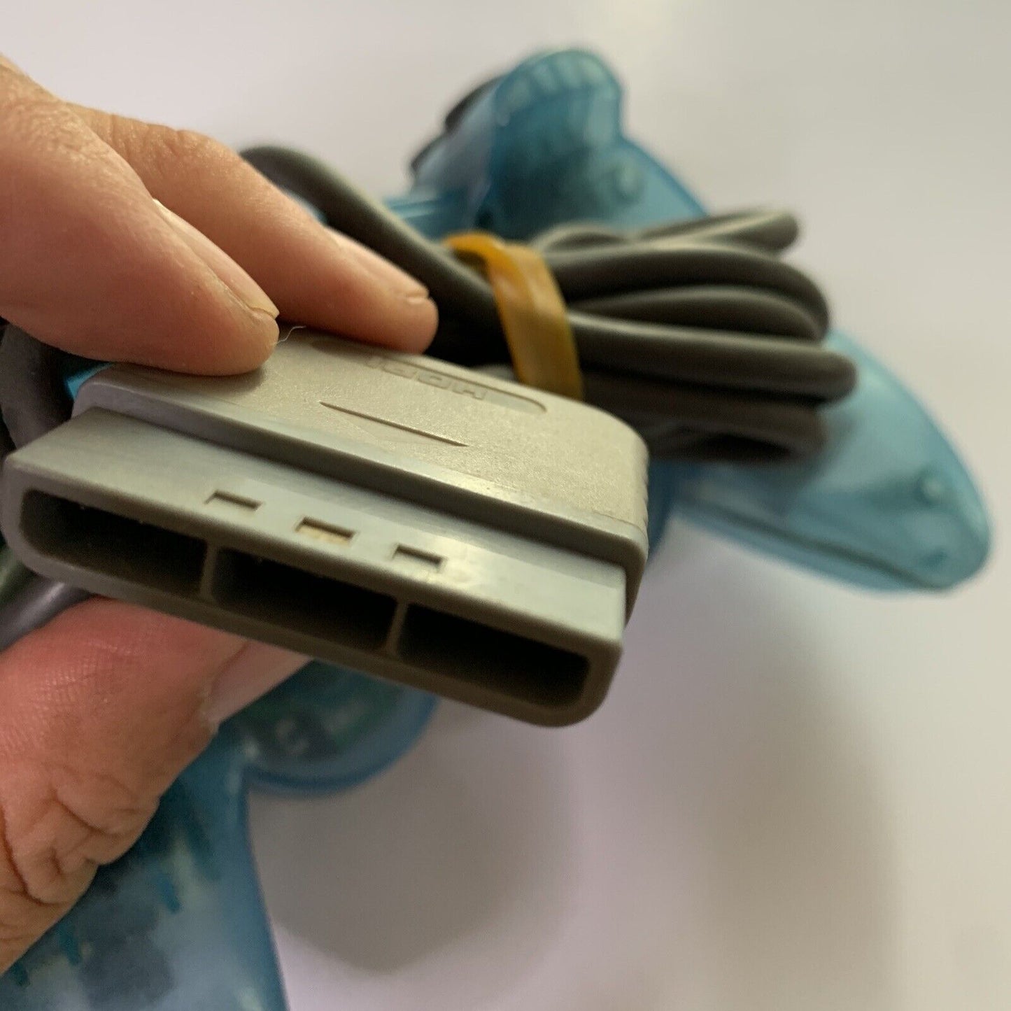 Hori Sindou Pad Sony PlayStation Controller PS1 PS2 Blue Clear Japan