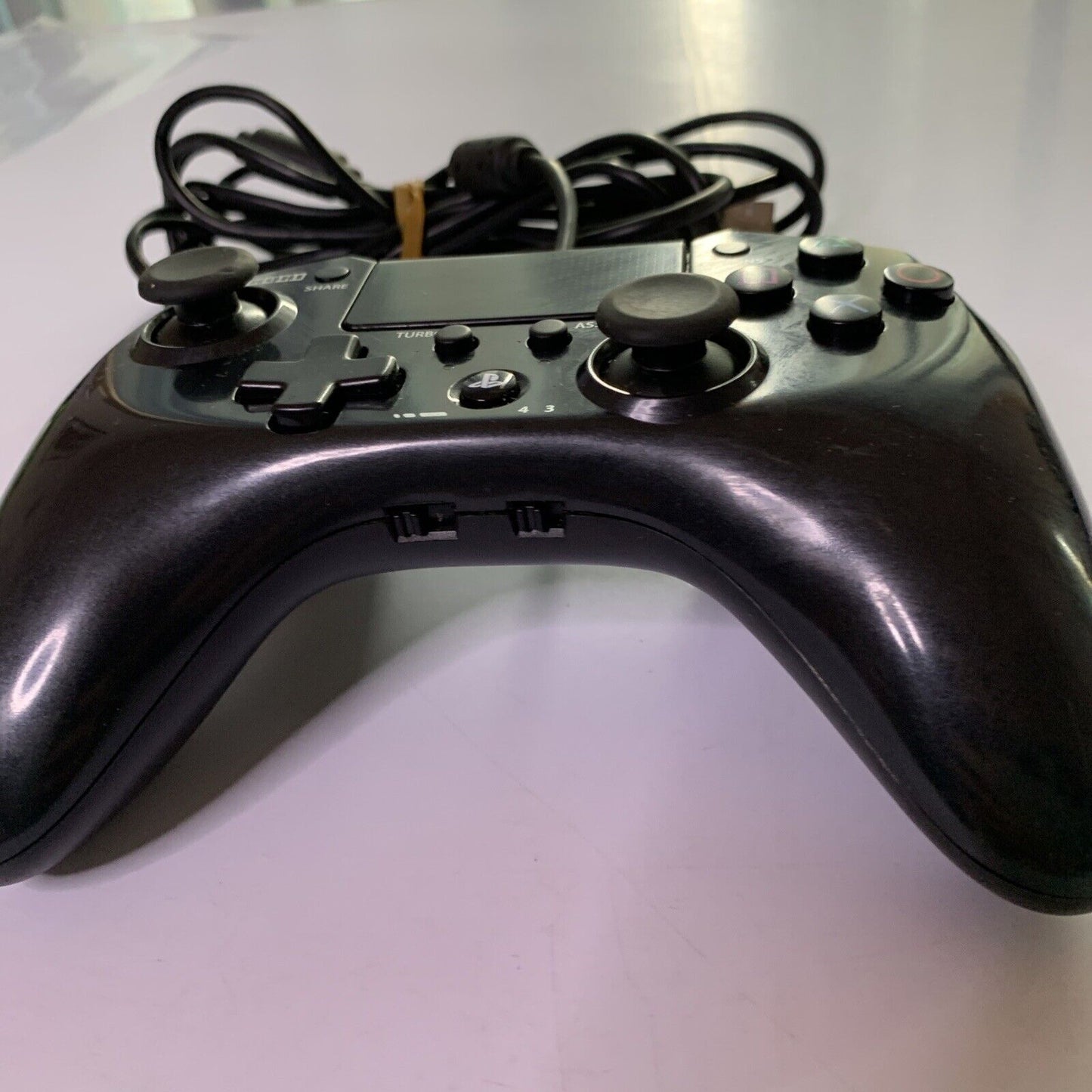 Hori Pad FPS Plus Sony PlayStation 4 PS4 PS3 Controller Black Turbo Function