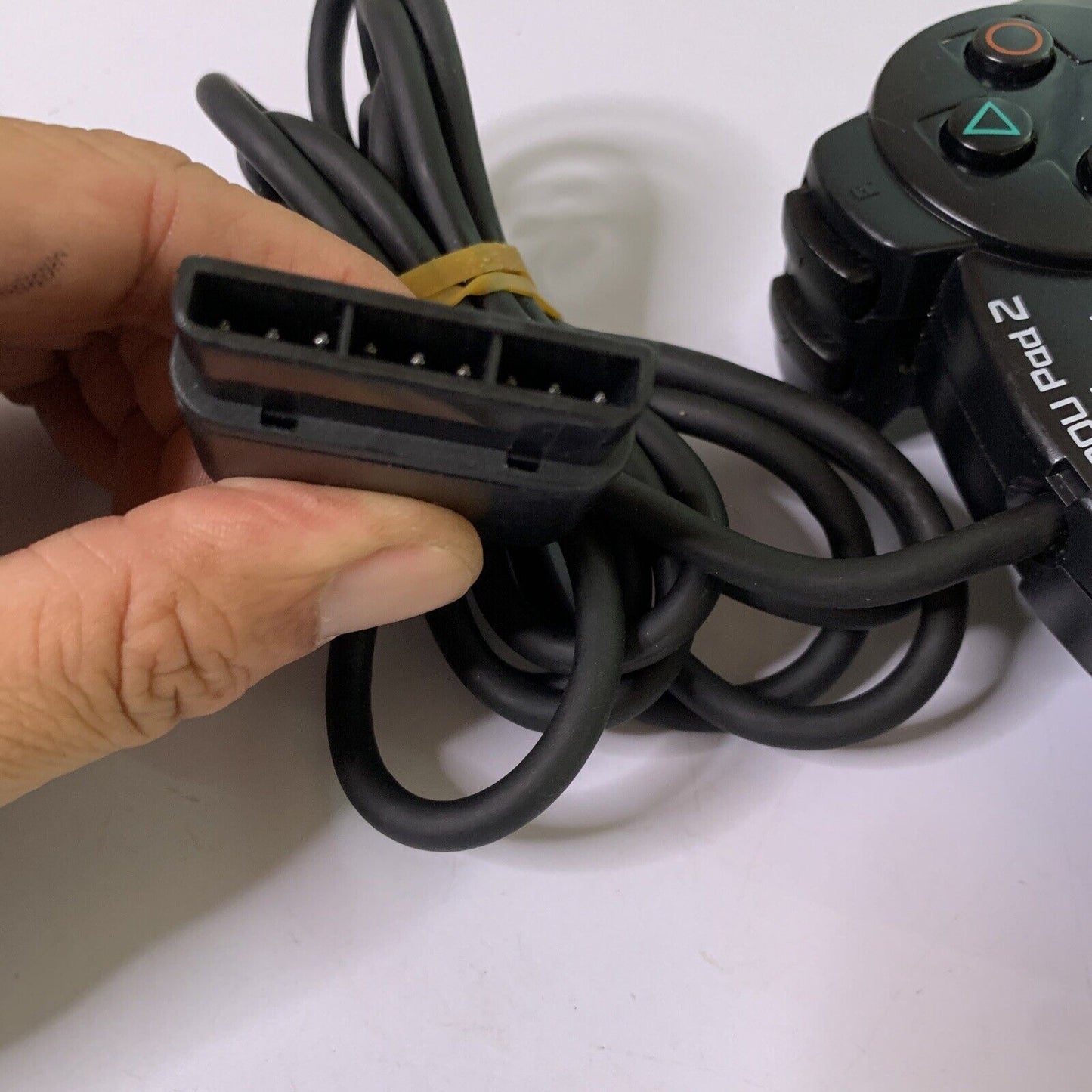 HORI PlayStation Analog Sindou Pad Controller for PS1 PS2 Strong Rumble Black