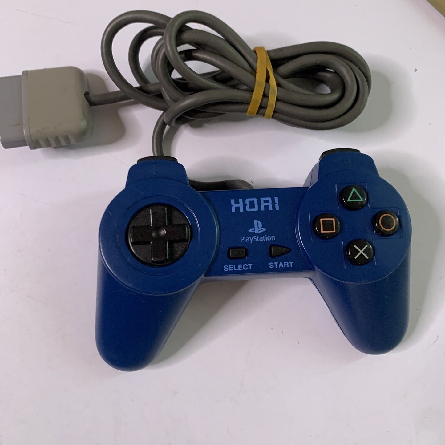 Hori Horipad Sony PlayStation PS1 Controller Gamepad PS Blue SLPH 00033