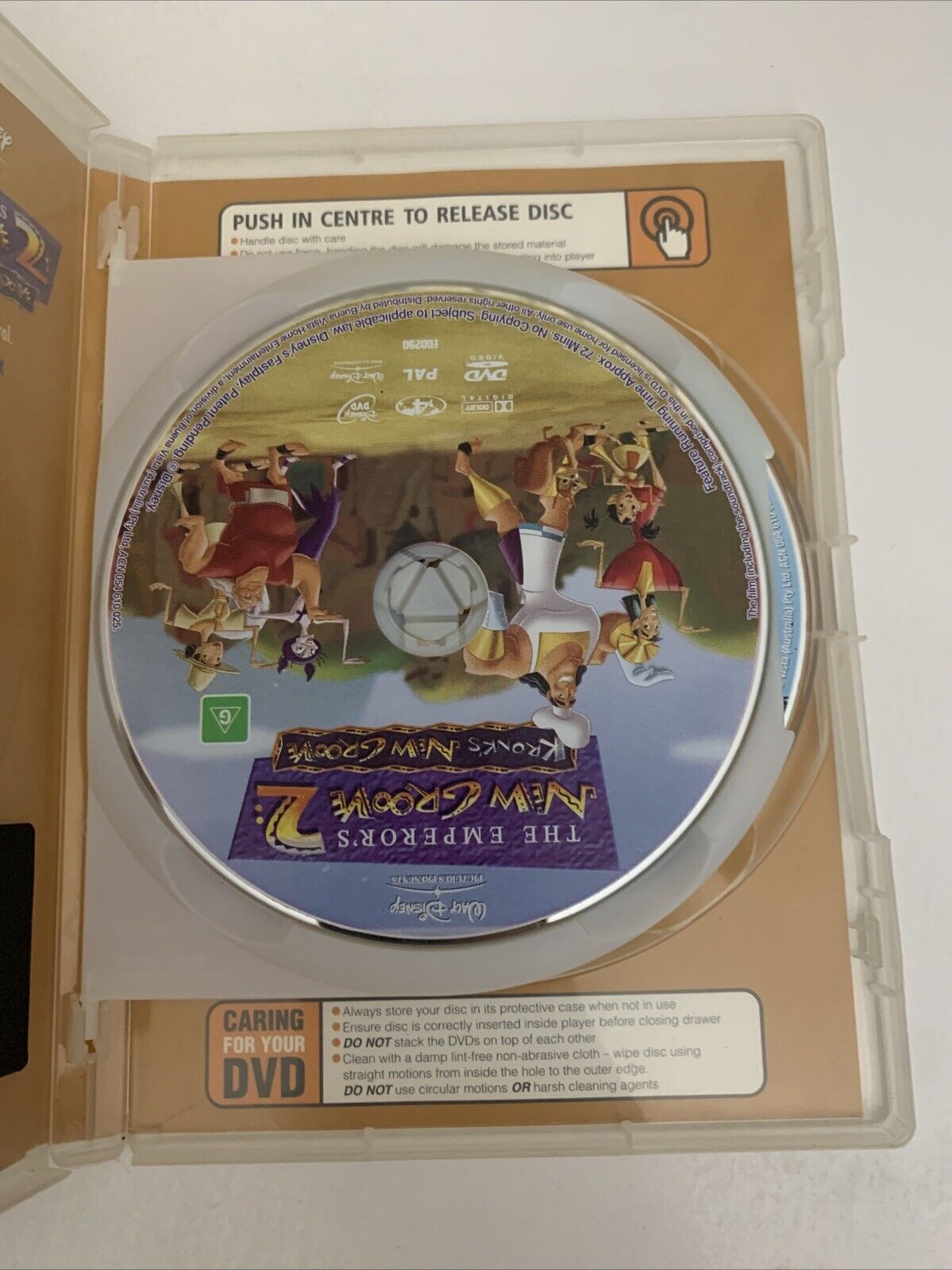 Emperor's New Groove 1 & 2 Kronk's New Groove (DVD, 2000, 2-Disc) Disney Region4