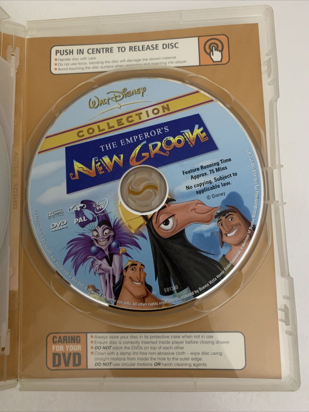 Emperor's New Groove 1 & 2 Kronk's New Groove (DVD, 2000, 2-Disc) Disney Region4
