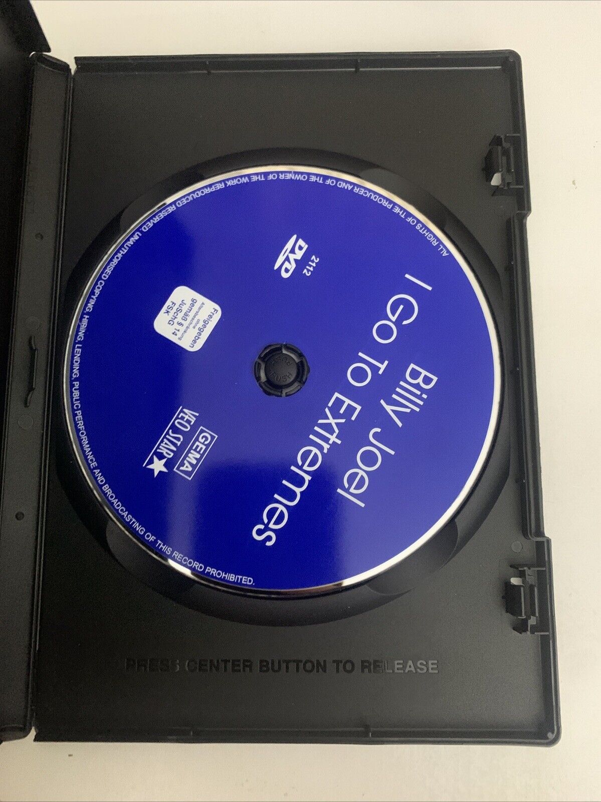 Billy Joel – I Go To Extremes (DVD, 2006) All Regions