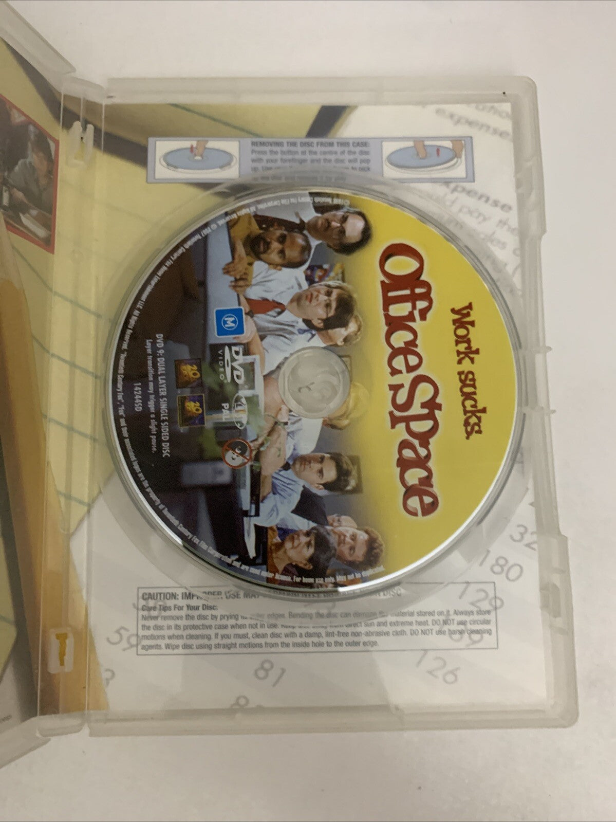 Office Space (DVD, 1999) Jennifer Aniston, Gary Cole, Ron Livingston Region 4