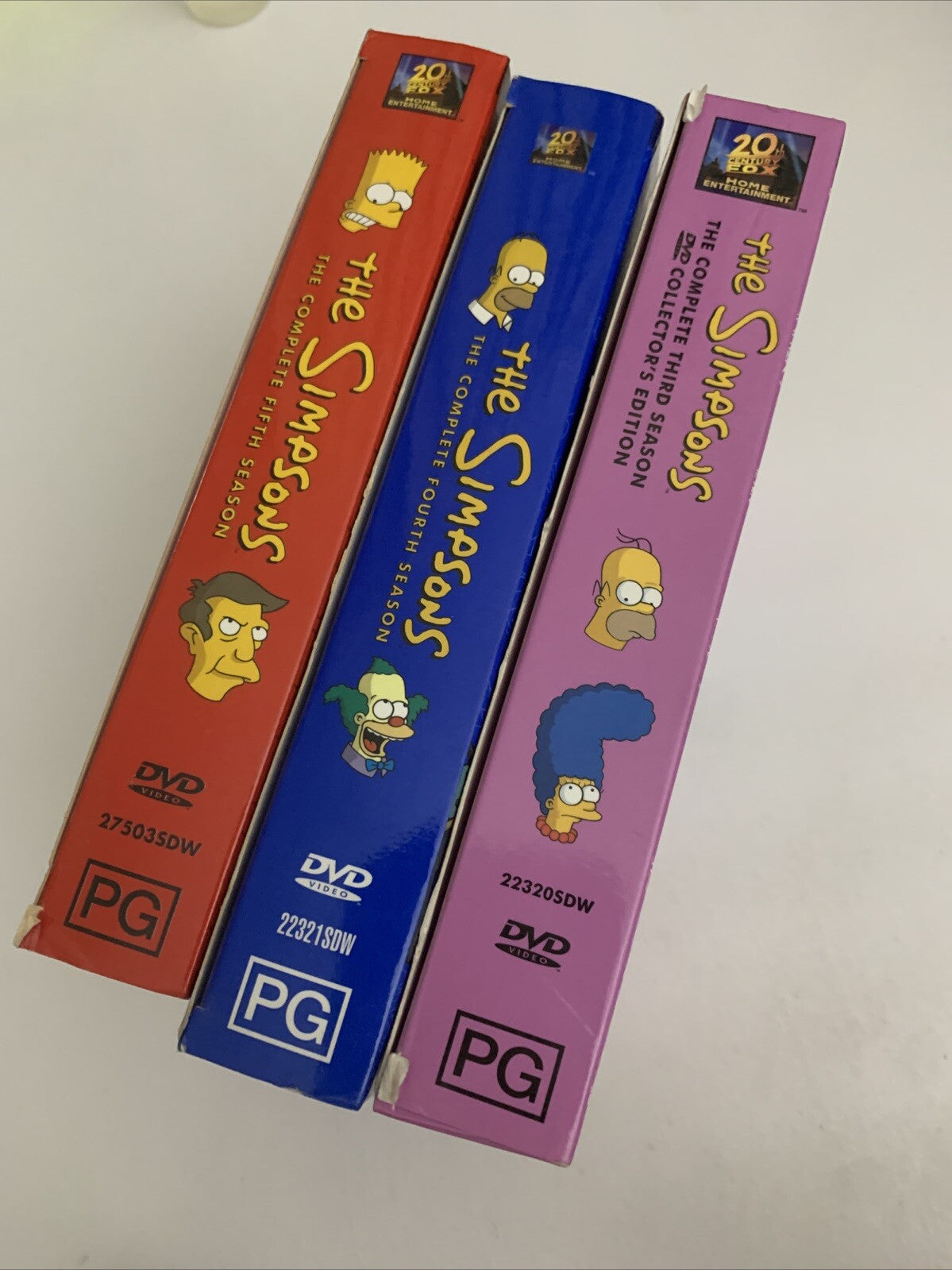 The Simpsons : Complete Season 3, 4, 5 Boxset (DVD, 1991) Animation Region 4