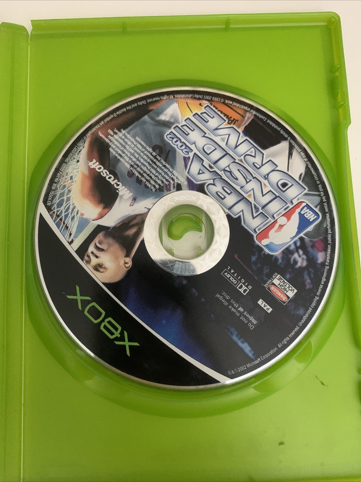 NBA Inside Drive 2002 Microsoft Xbox Original PAL Basketball Game