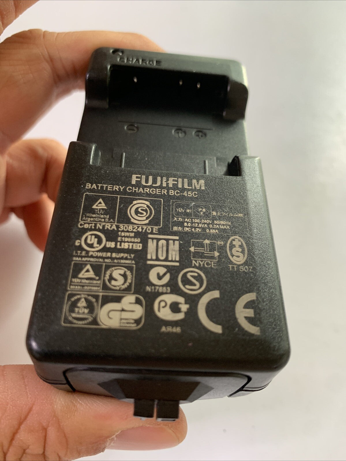 Genuine Fujifilm Camera Battery Charger BC-45C for NP-45 NP-45A NP-45S Battery