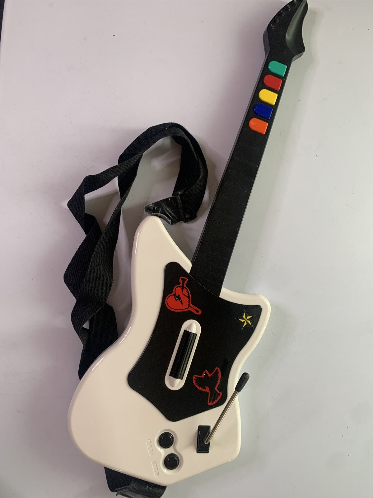 Official Guitar Hero Wireless Guitar For PlayStation 2 PS2 *No Dongle